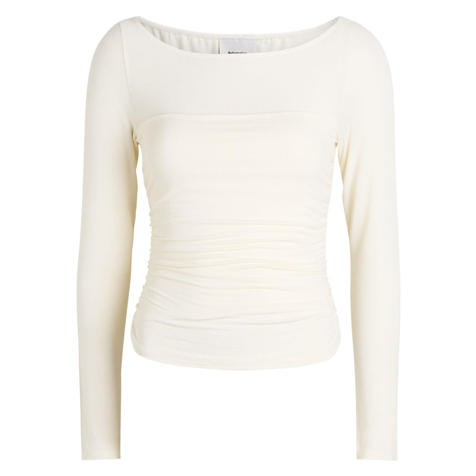 IVORY - Reformation - T Julian Knit Top