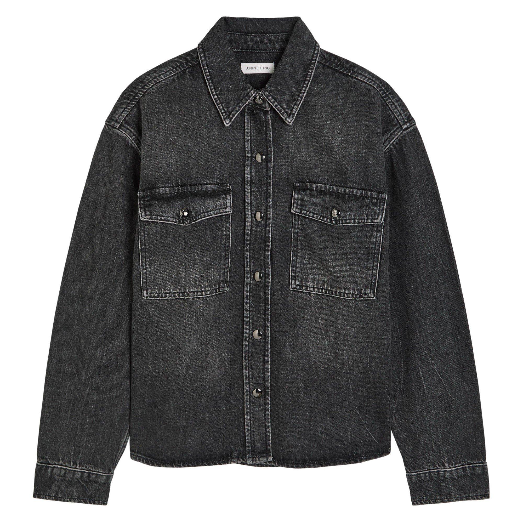 BLACK - Anine Bing - SB PAXTON SHIRT