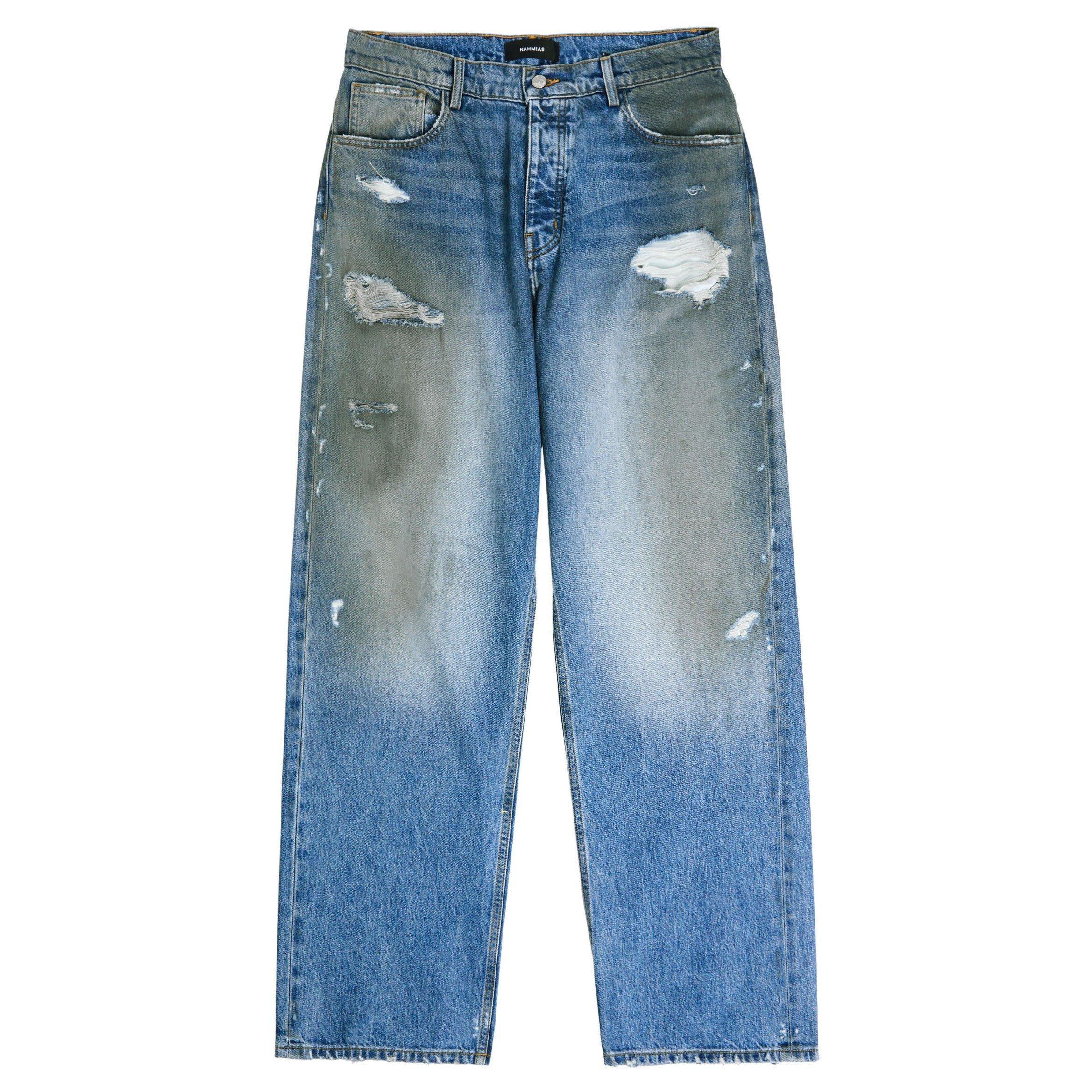 Nahmias NM DIRTY WASH BAGGY JEANS