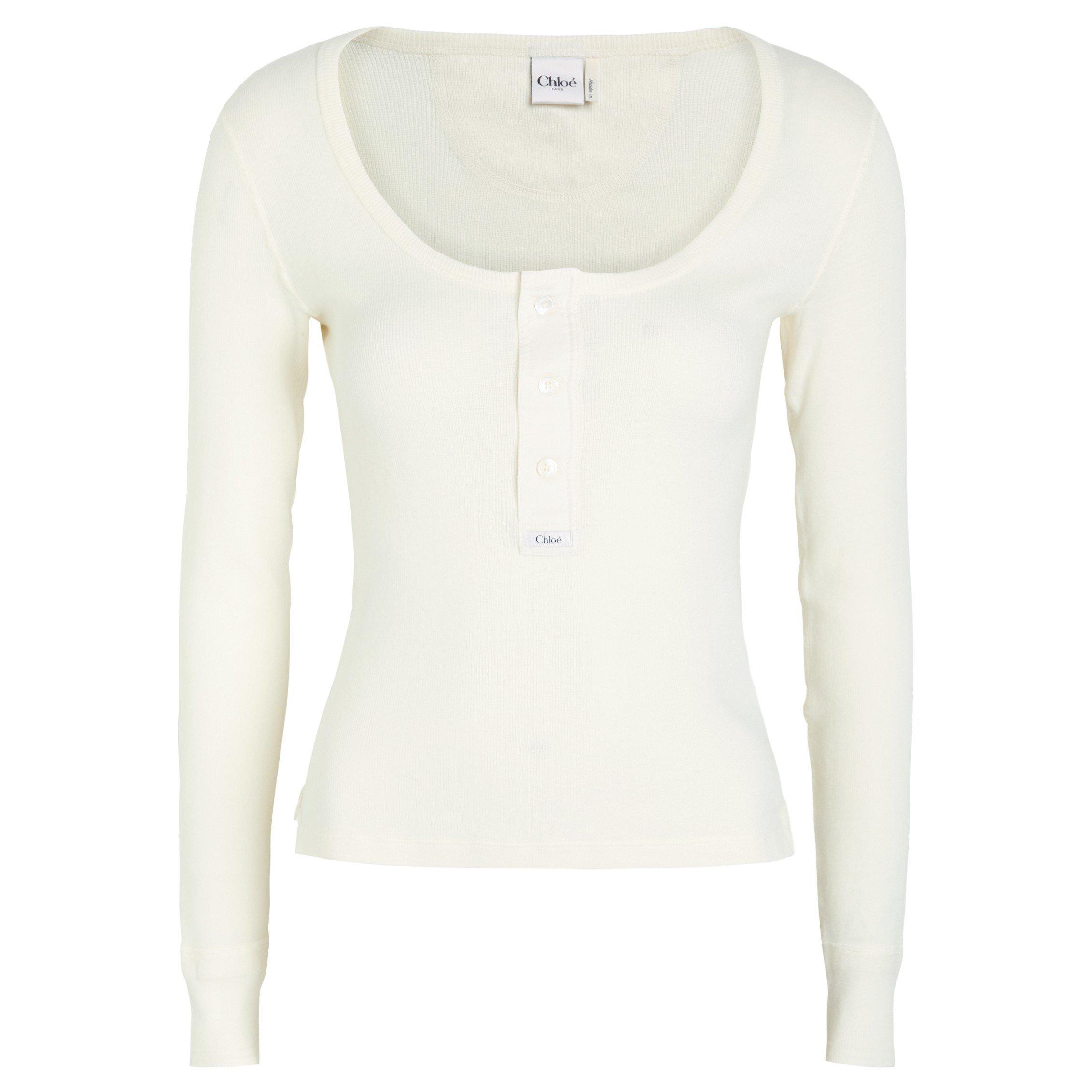 OFF WHITE - Chloe - HENLEY TOP