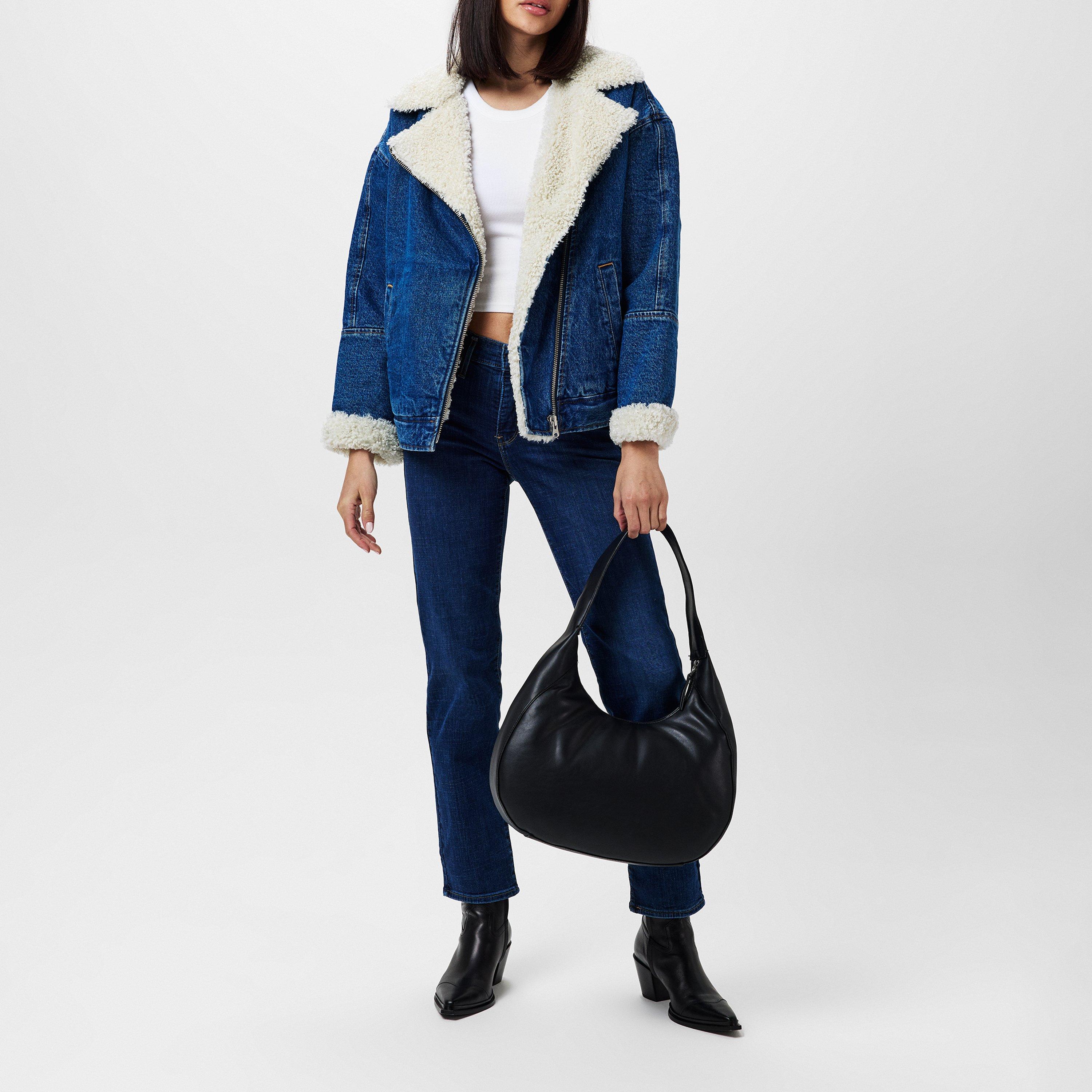 I luften - Levis - Women's Sherpa Flight Denim Jacket - 4