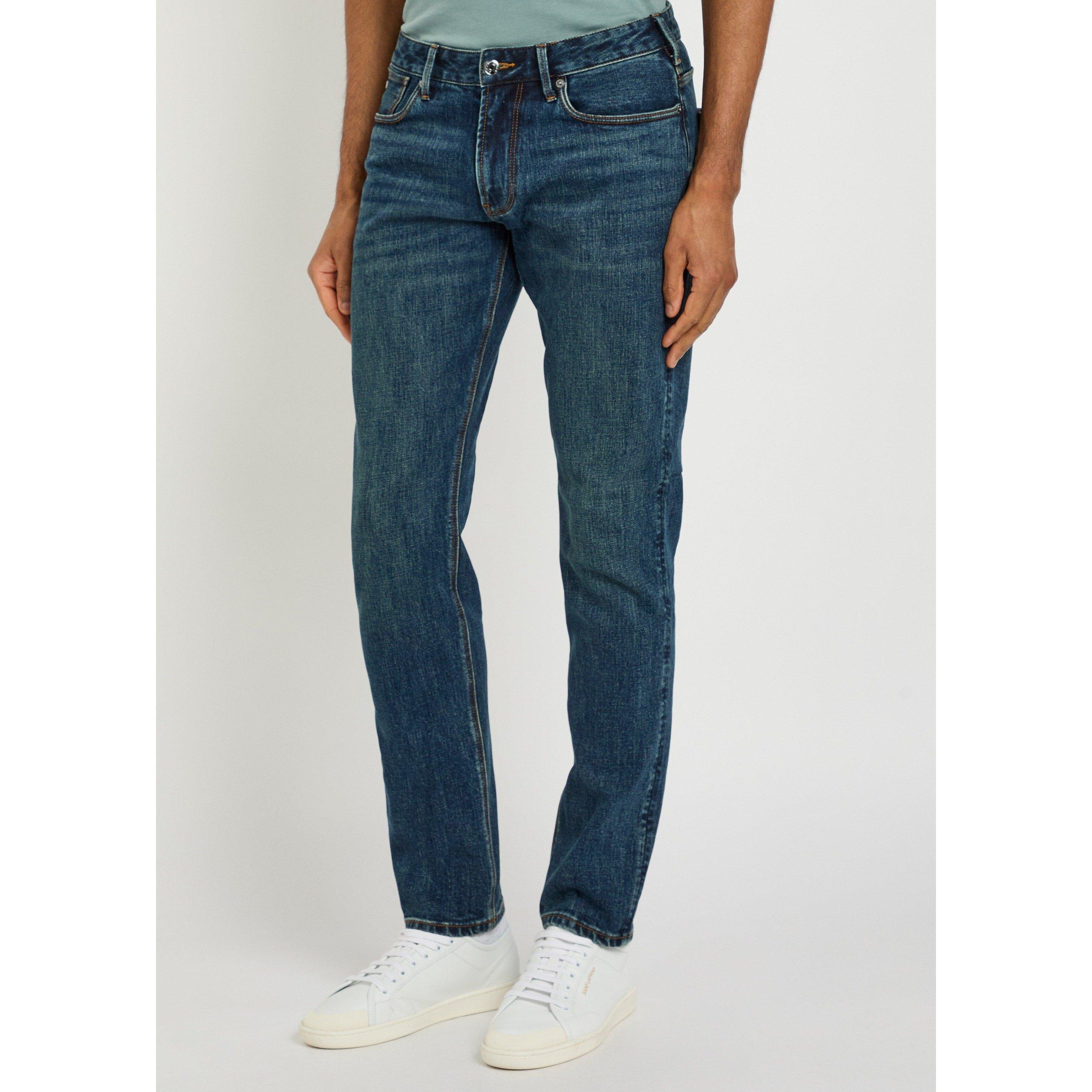 BLUE - Emporio Armani - Men's J06 Slim-Fit Jeans - 2