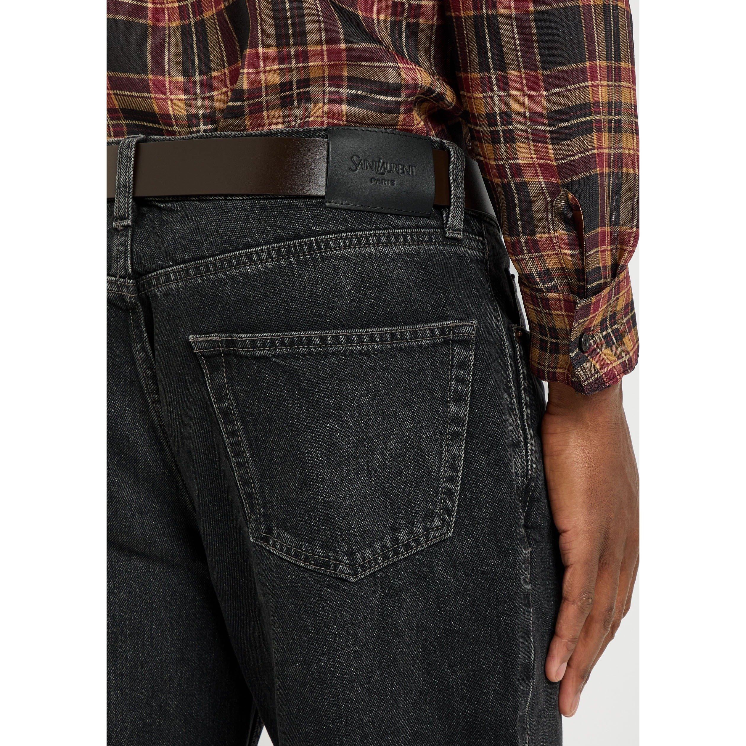 BLACK - Saint Laurent - SL LONG MICK JEANS - 4