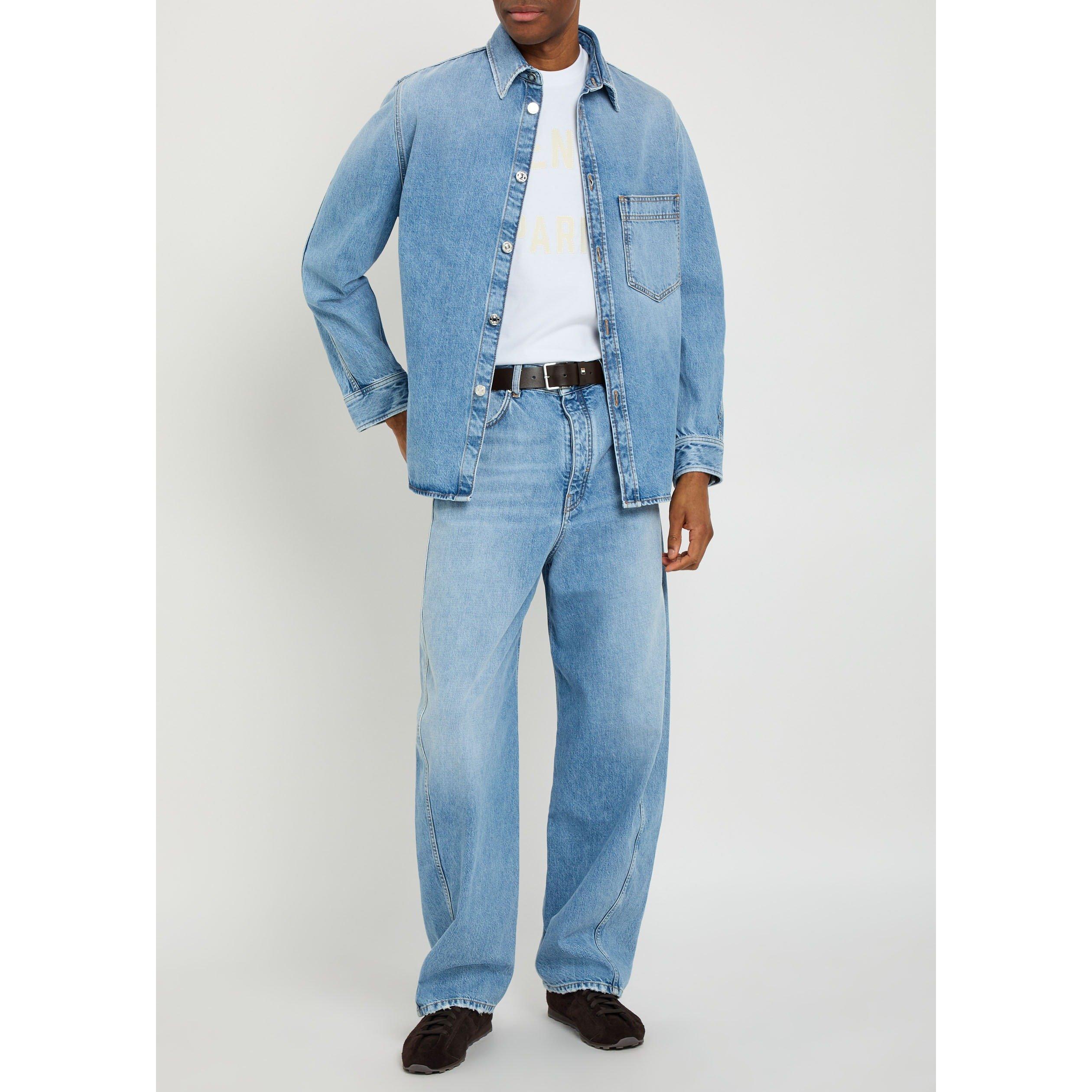 LIGHT BLUE - GIVENCHY - GIV  COUTURE SEAM DENIM - 5
