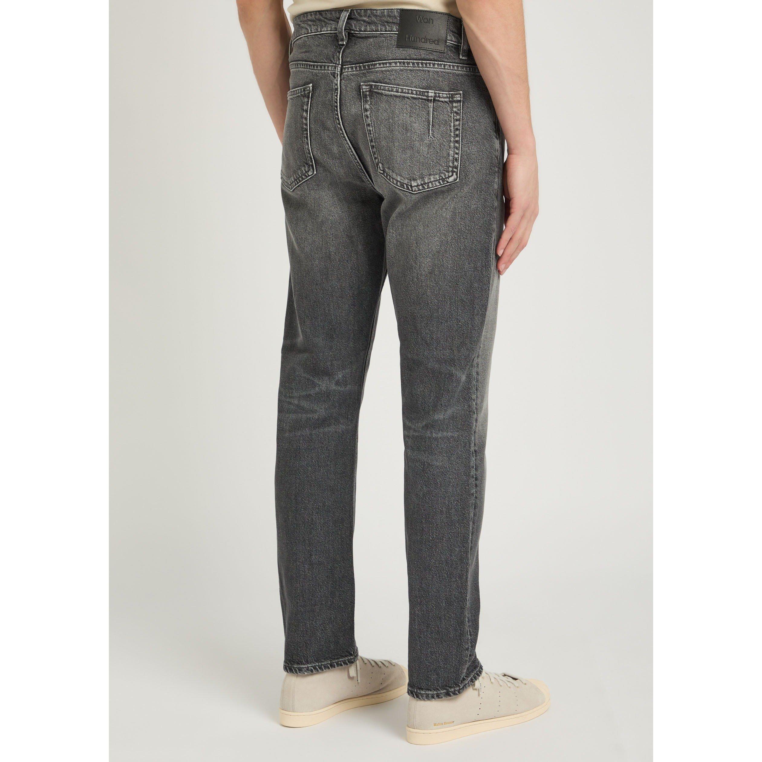 GREY - Won Hundred - Men's Archer Cotton Relaxed-Fit Jeans - 3