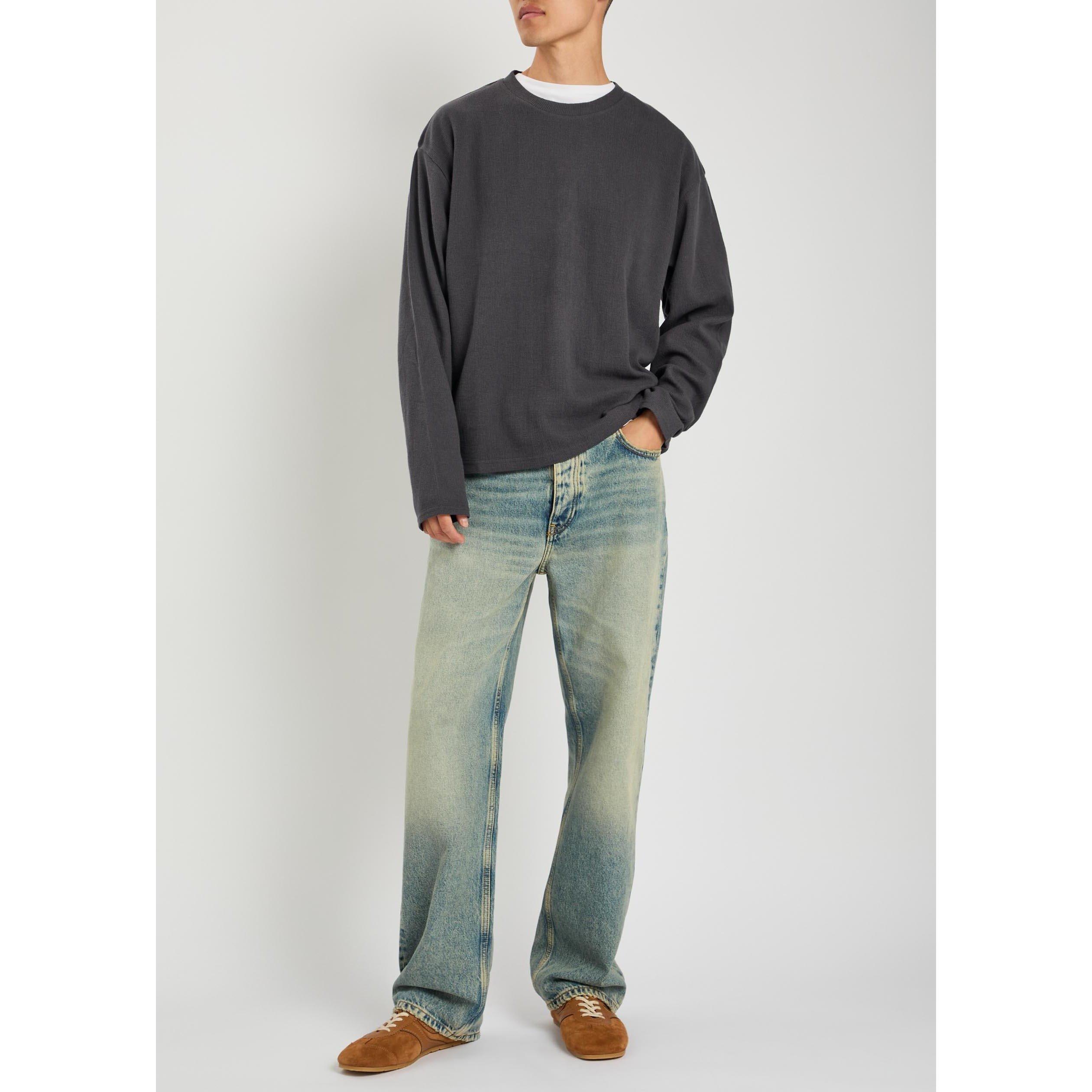 LIGHT BLUE - Won Hundred - Men's Steve Organic Cotton Mid-Rise Straight Jeans - 5