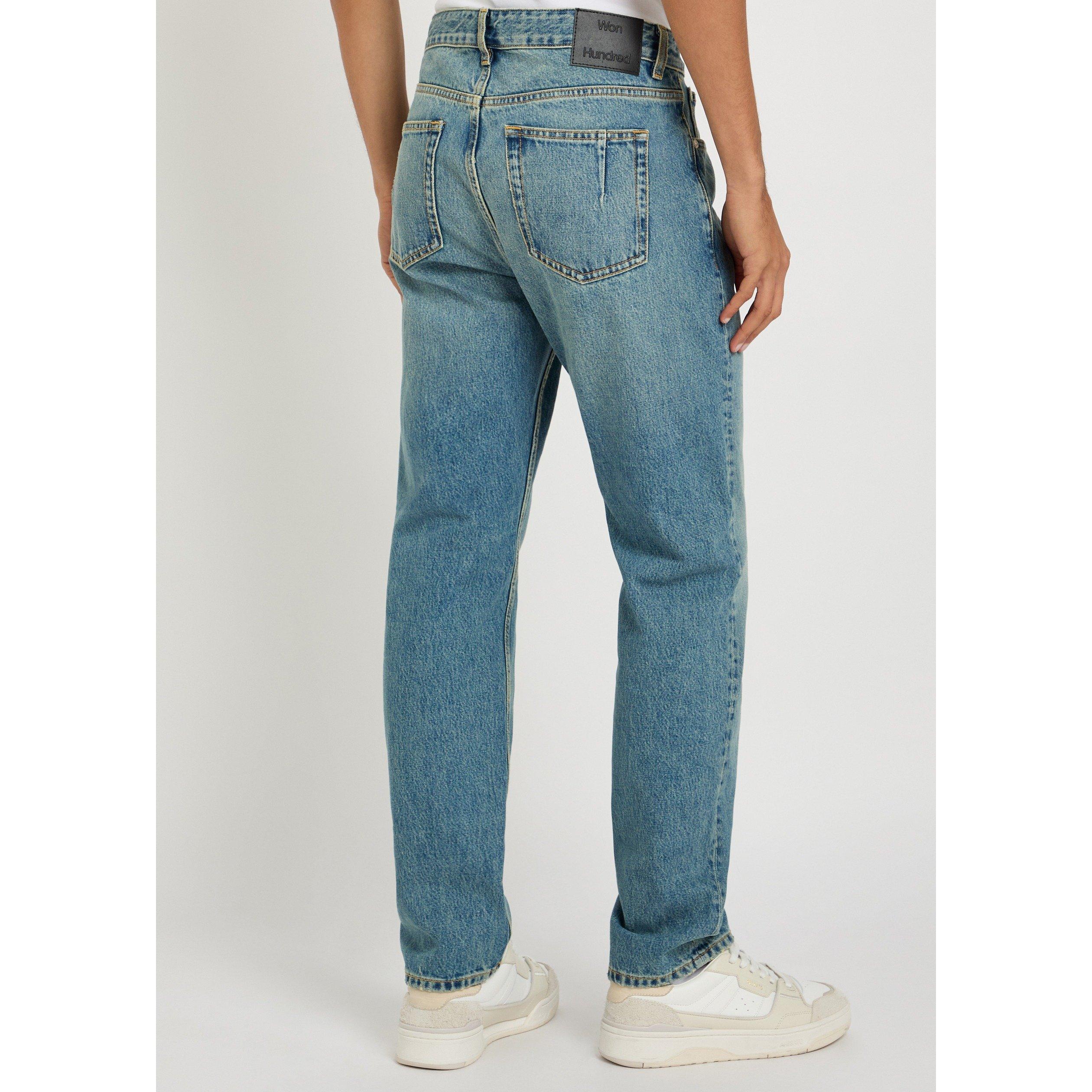 MID BLU - Won Hundred - Men's Archer Cotton Slim-Fit Jeans - 3