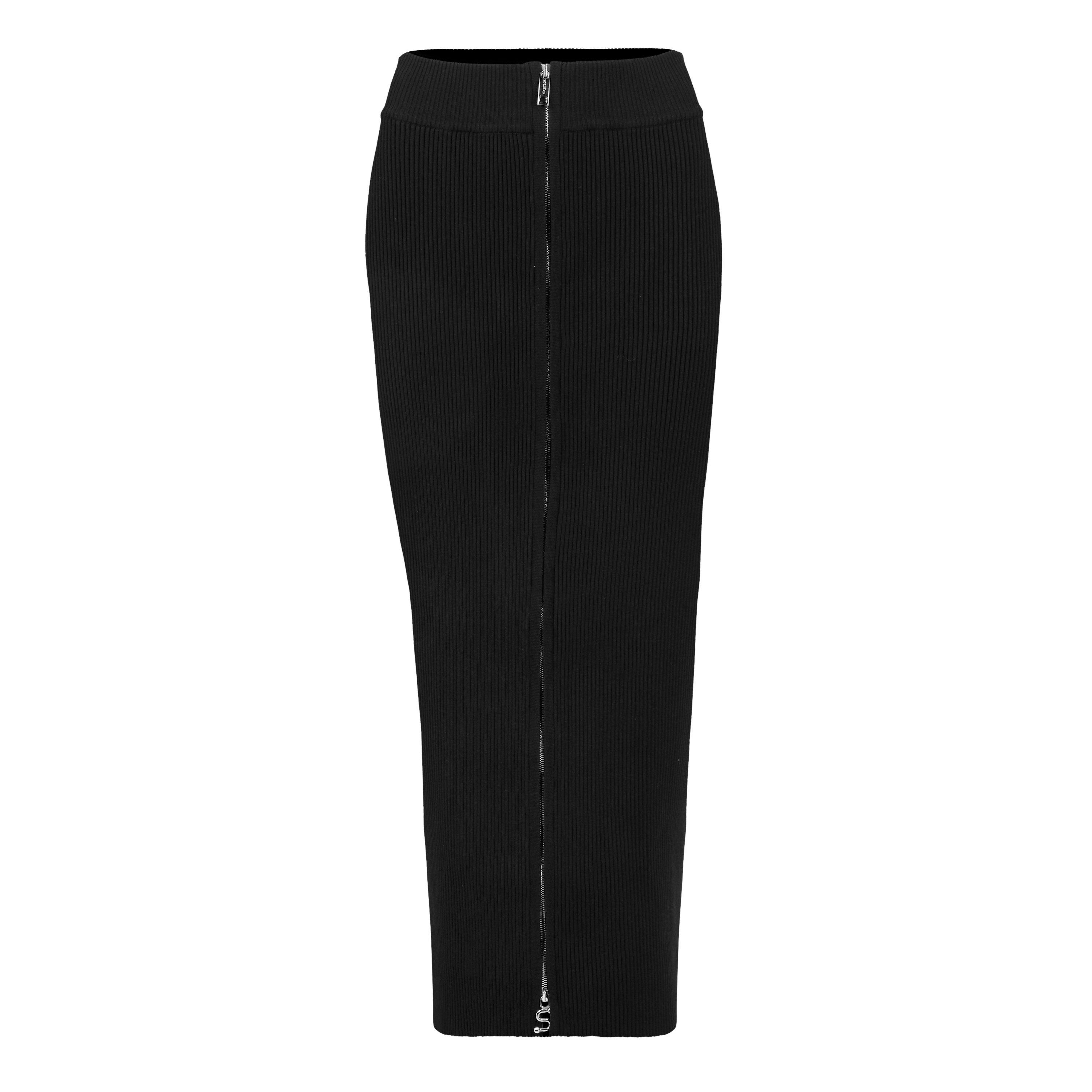 BLACK - Sportmax - Women's Bacca Knitted Pencil Skirt - 1
