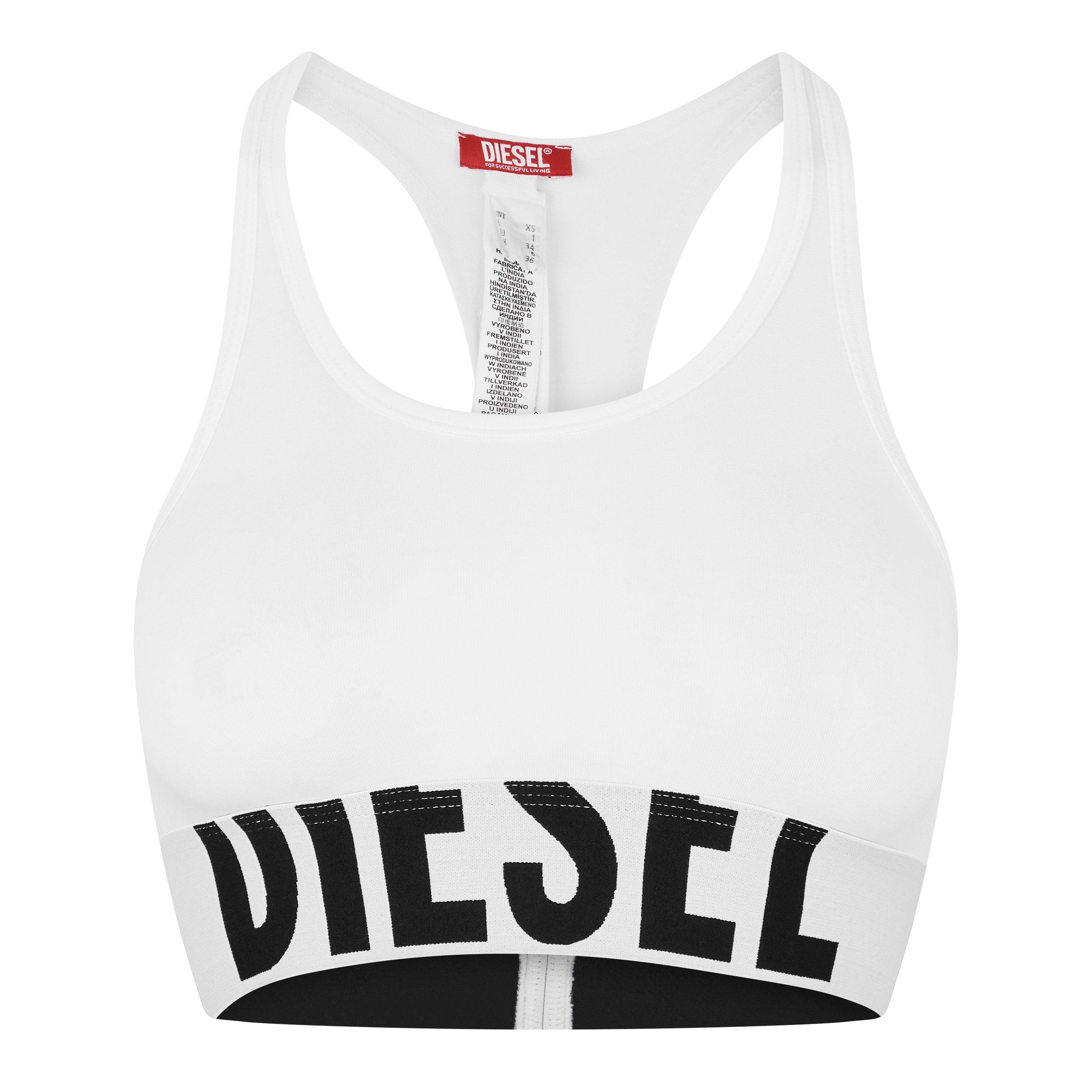 White - Diesel - Racerback Bralette - 5