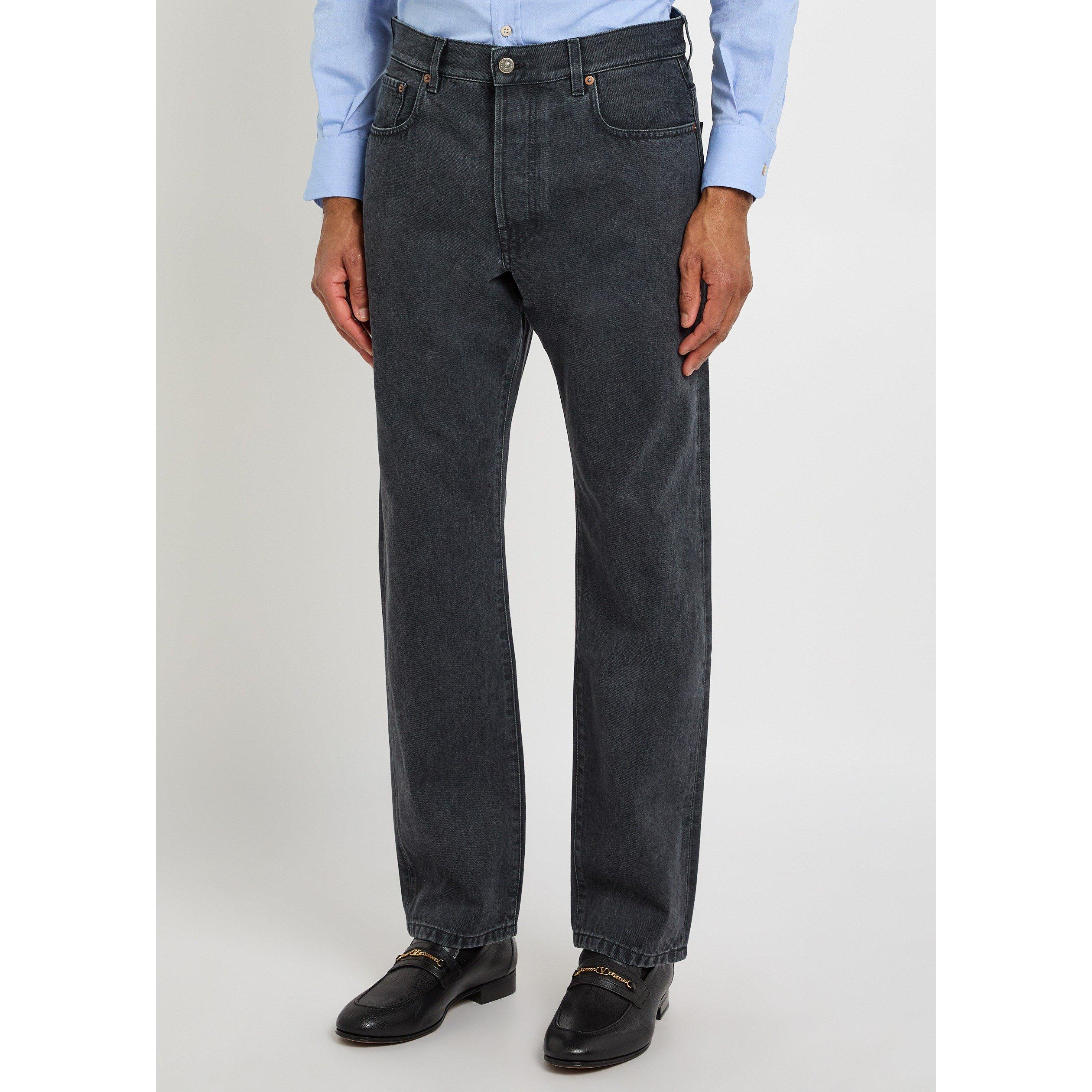 BLACK - Valentino - VAL DENIM 5 POCKET LAVAGGIO J - 2