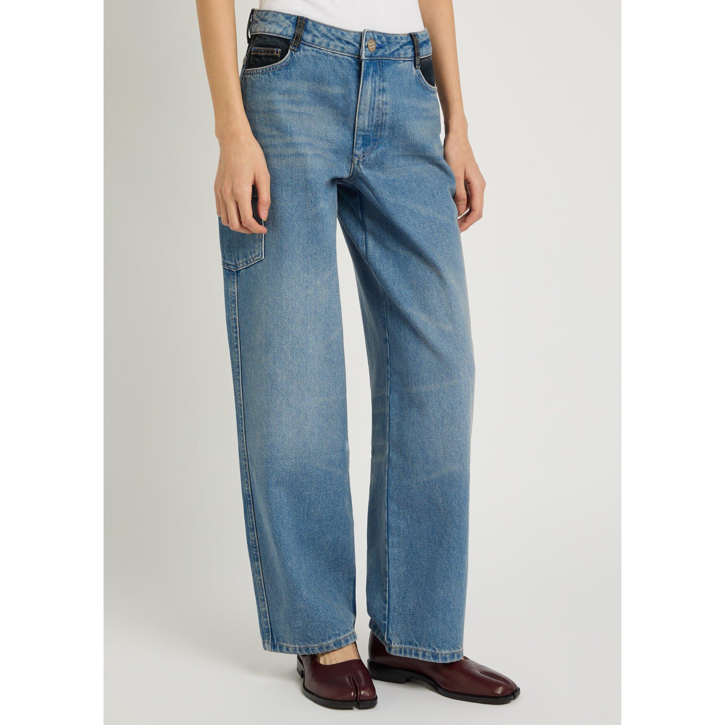 DENIM - Damson Madder - Women's J Drew Organic Cotton Straight-Leg Jeans - 2