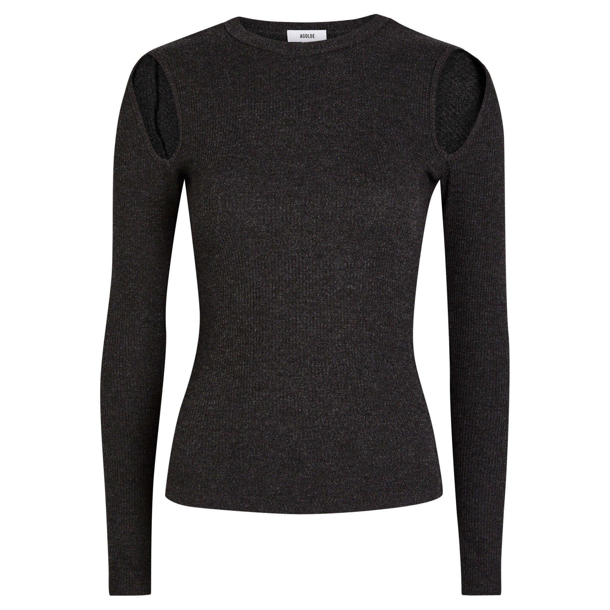 BLACK - Agolde - TO PIERCE TEE - 1