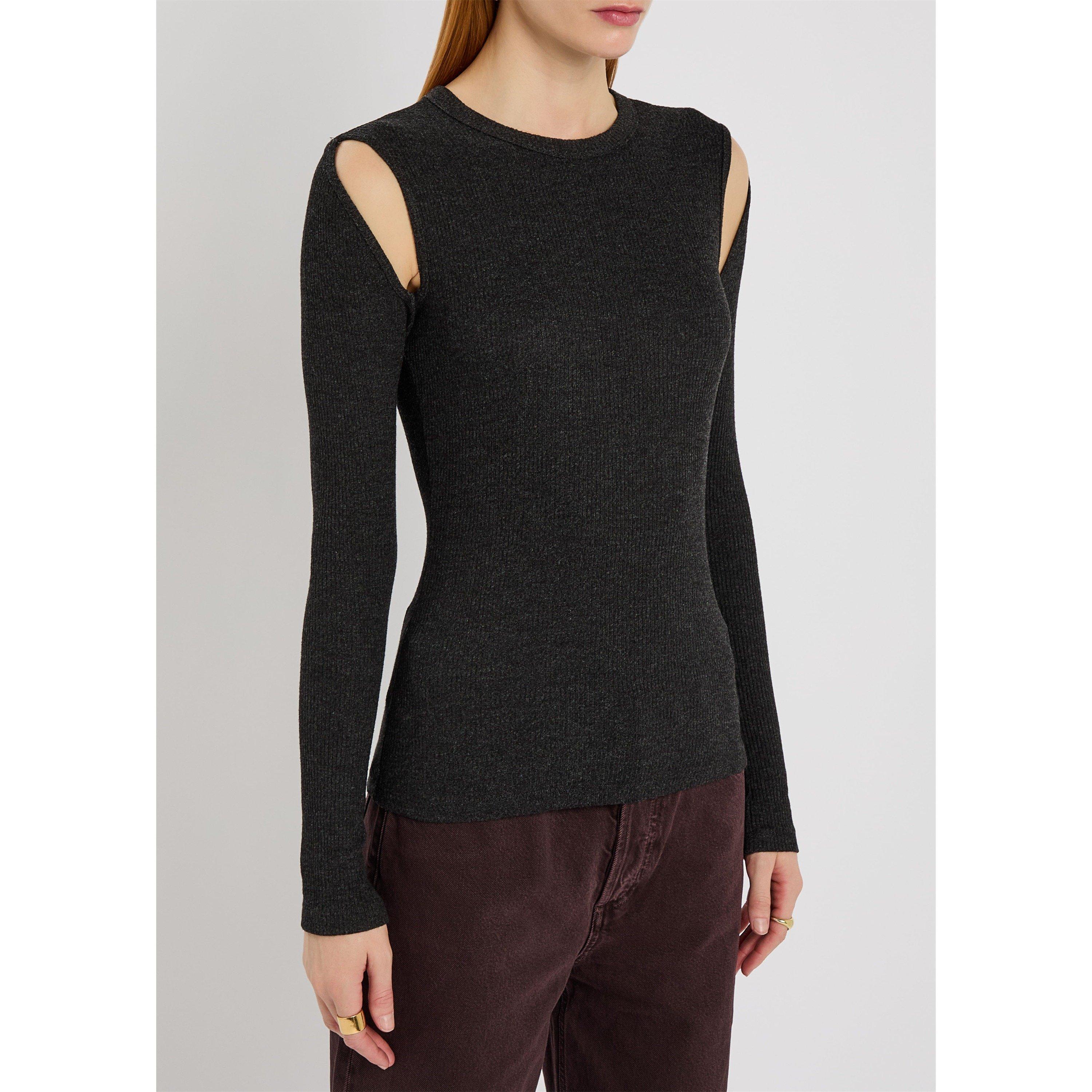 BLACK - Agolde - TO PIERCE TEE - 2