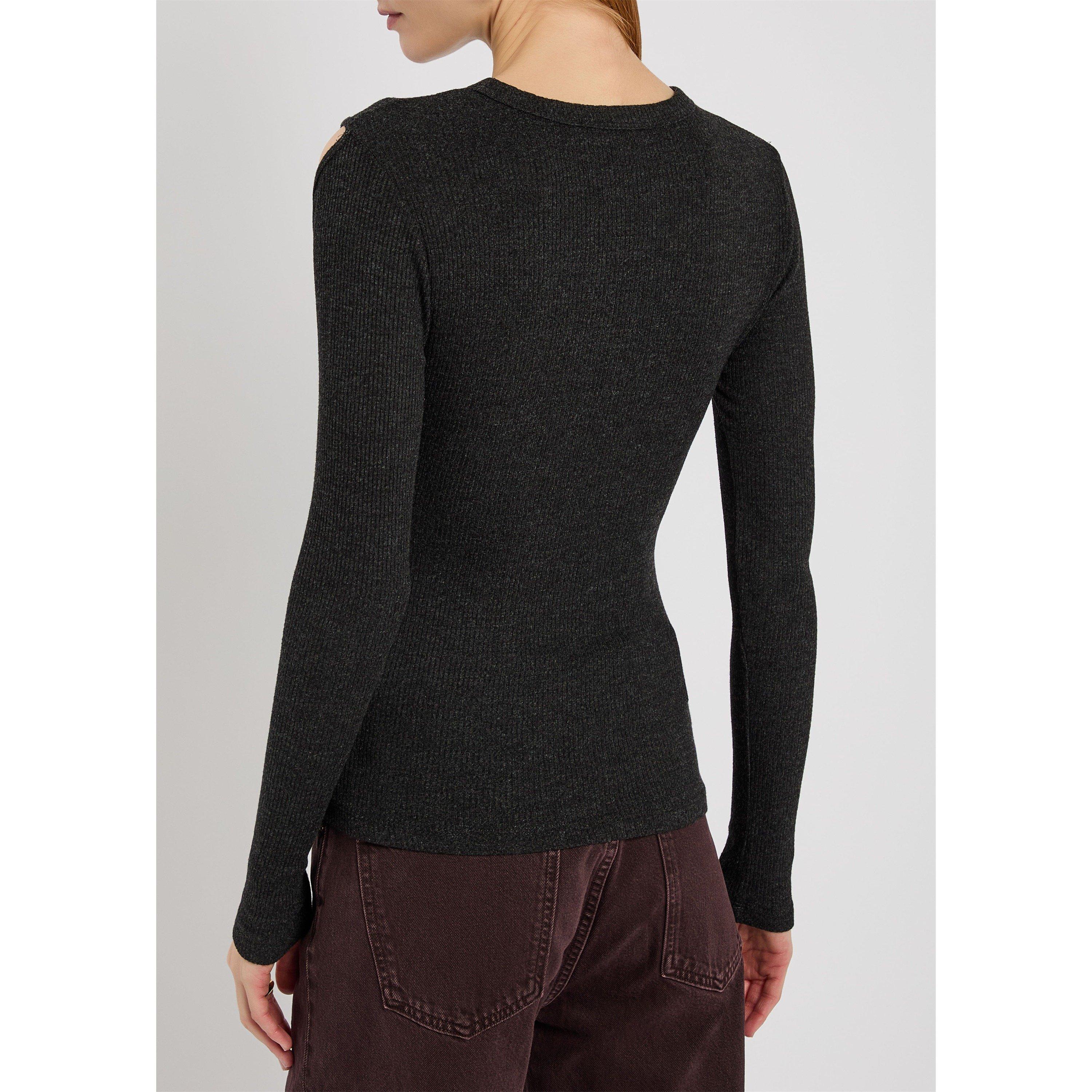 BLACK - Agolde - TO PIERCE TEE - 3