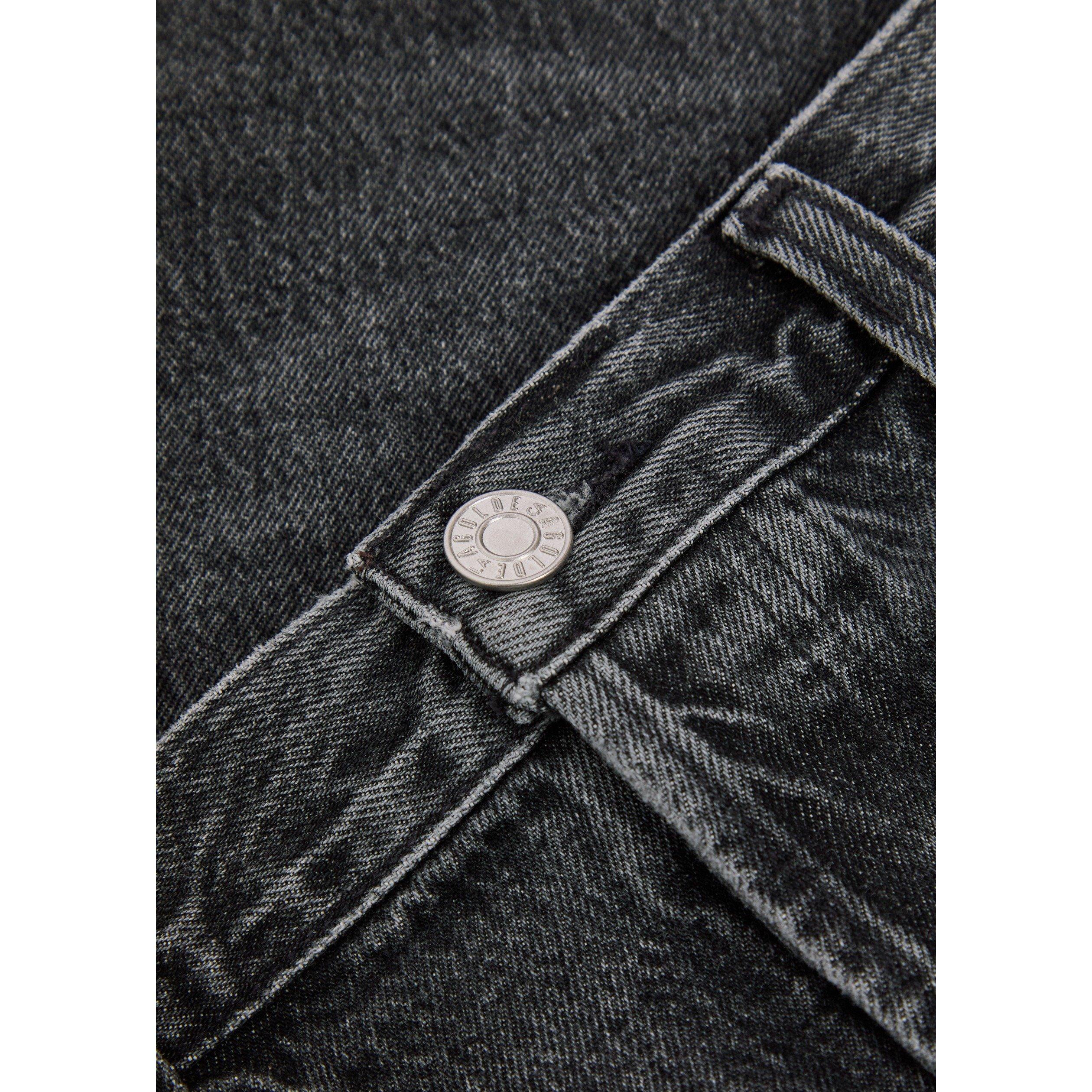 DARK GREY - Agolde - Men's Afton Cotton Straight Leg Jeans - 4