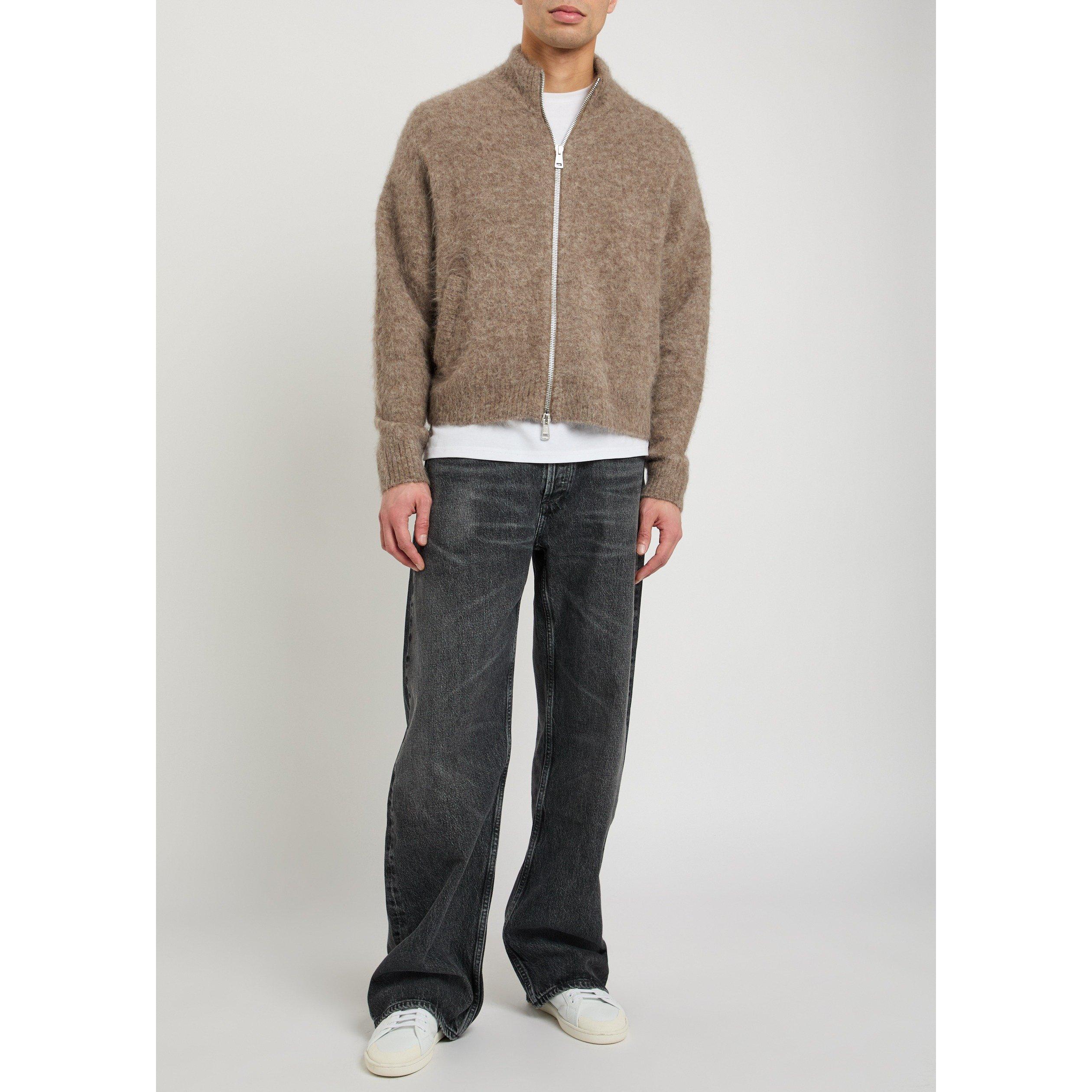 DARK GREY - Agolde - Men's Afton Cotton Straight Leg Jeans - 5