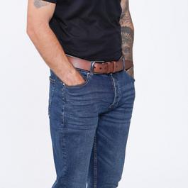 Firetrap Firetrap Belted Jeans Mens