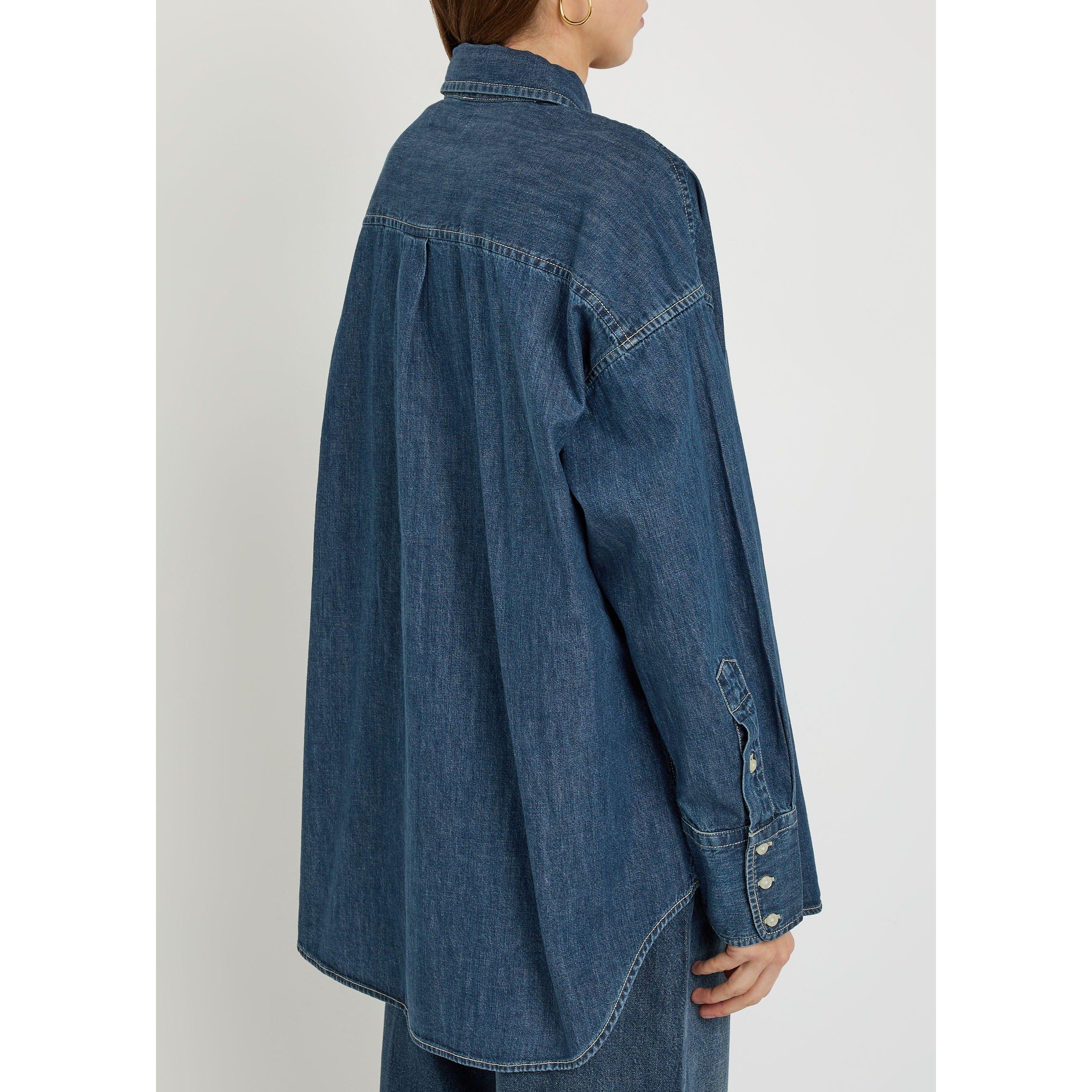 DENIM - Polo Ralph Lauren - Women's Long-Sleeve Oversized-Fit Denim Shirt - 3