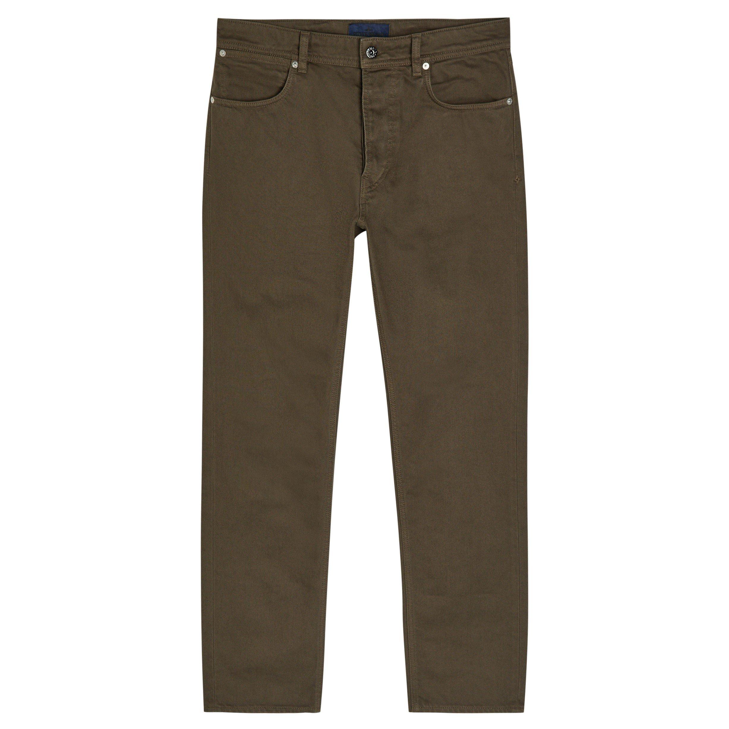 BURGUNDY - Stone Island - SI UMBER DENIM JEANS