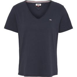 Tommy Jeans Slim V Neck T Shirt