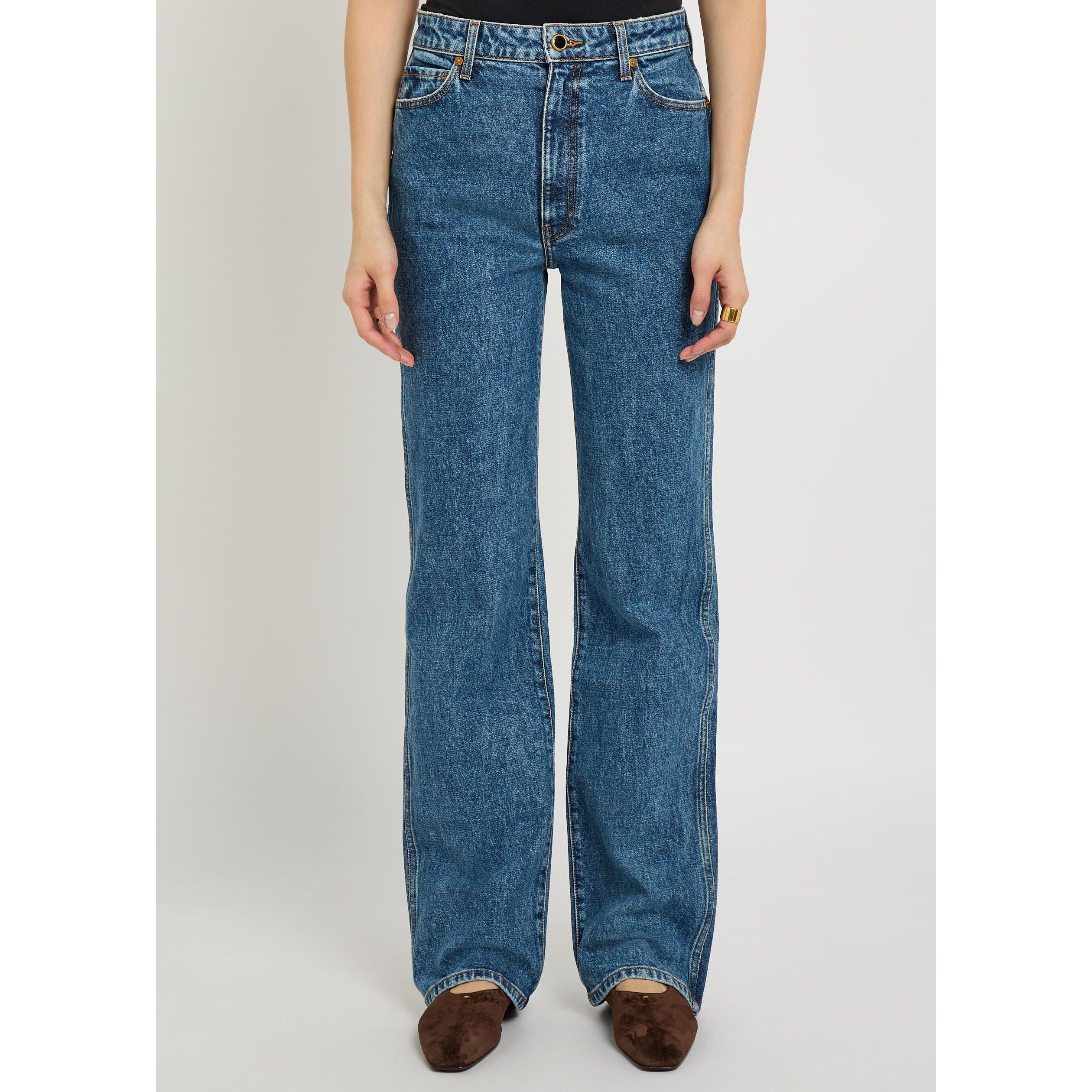 DENIM - Khaite - Women's Abigail Straight Leg Jeans - 2