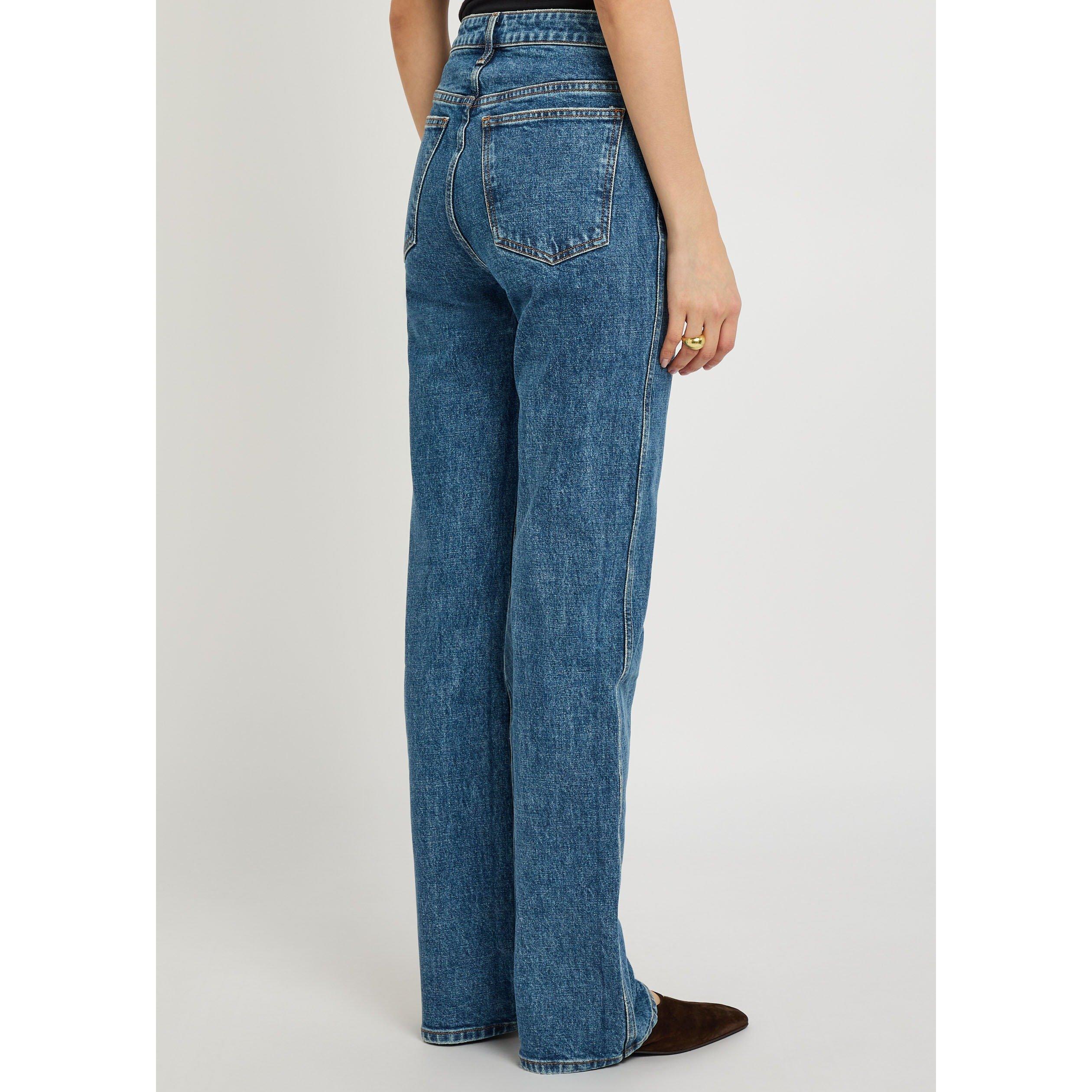 DENIM - Khaite - Women's Abigail Straight Leg Jeans - 3