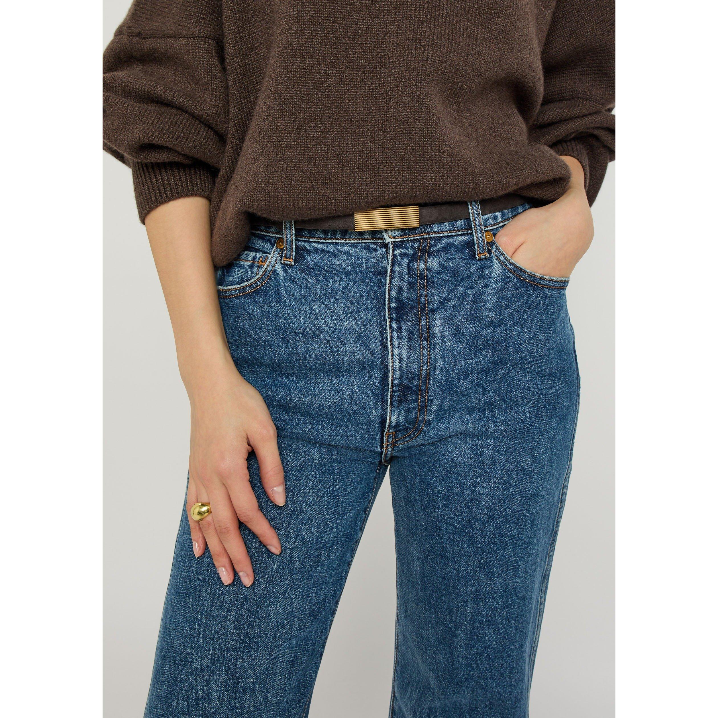 DENIM - Khaite - Women's Abigail Straight Leg Jeans - 4