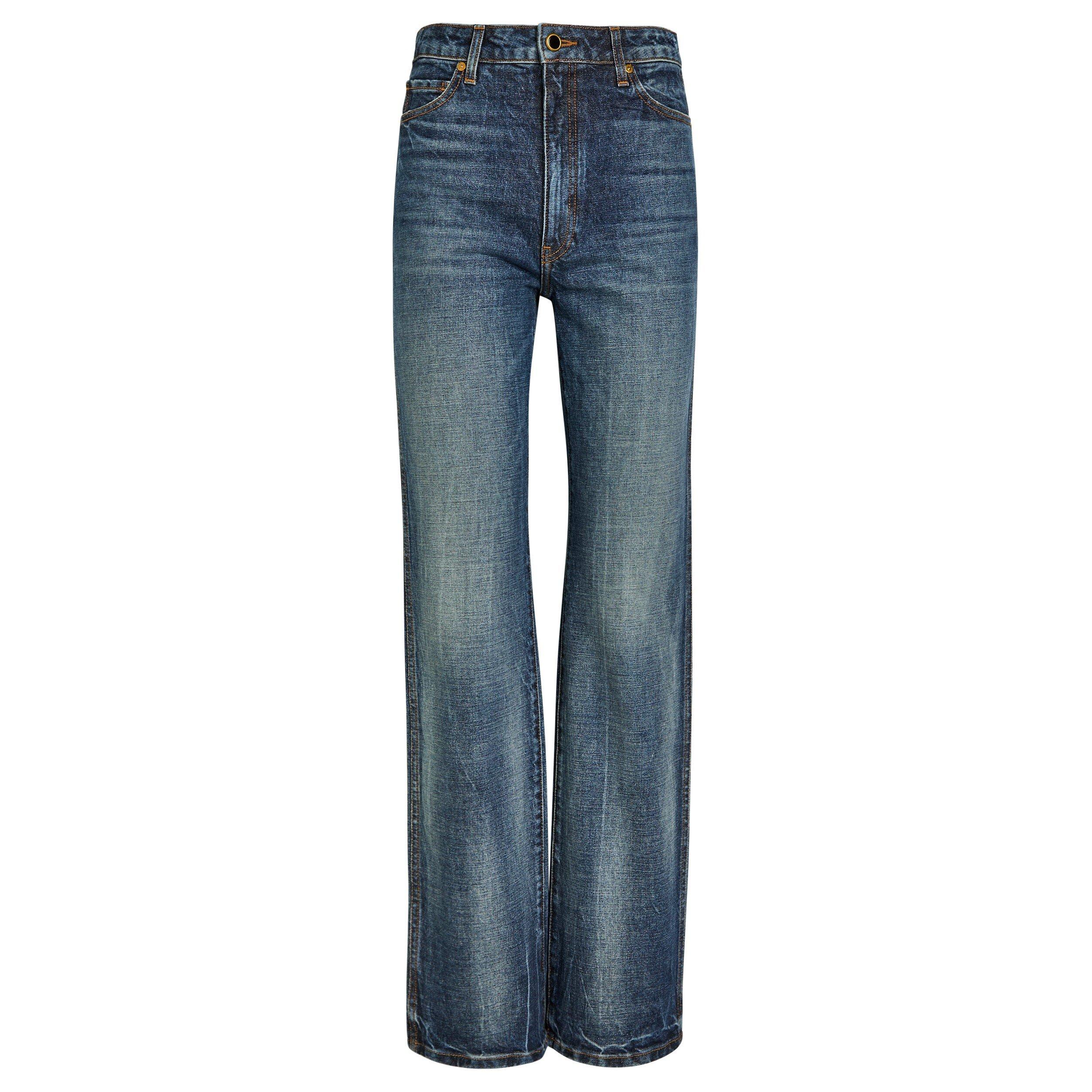 DENIM - Khaite - Women's Danielle Cotton Straight Jeans - 1