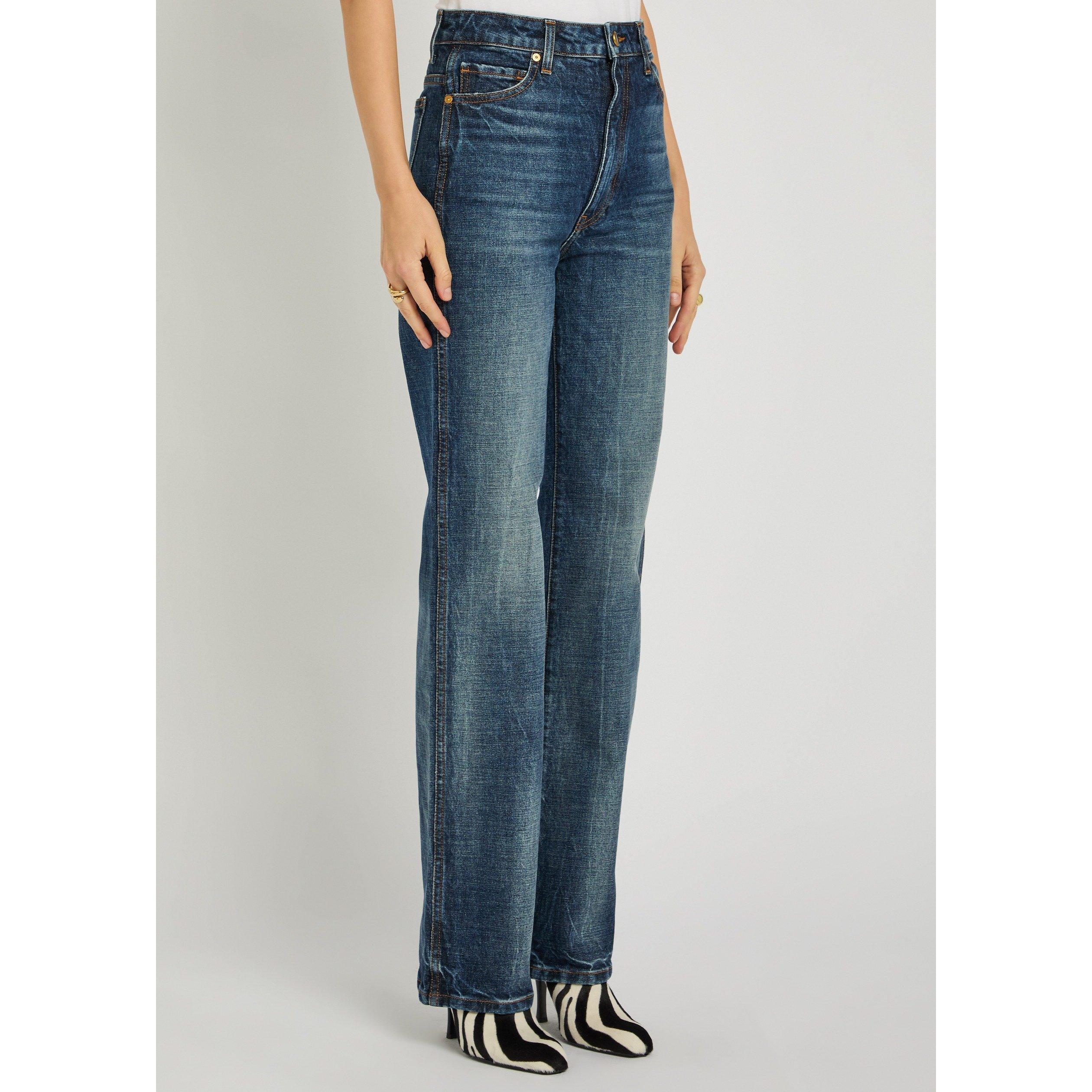 DENIM - Khaite - Women's Danielle Cotton Straight Jeans - 2