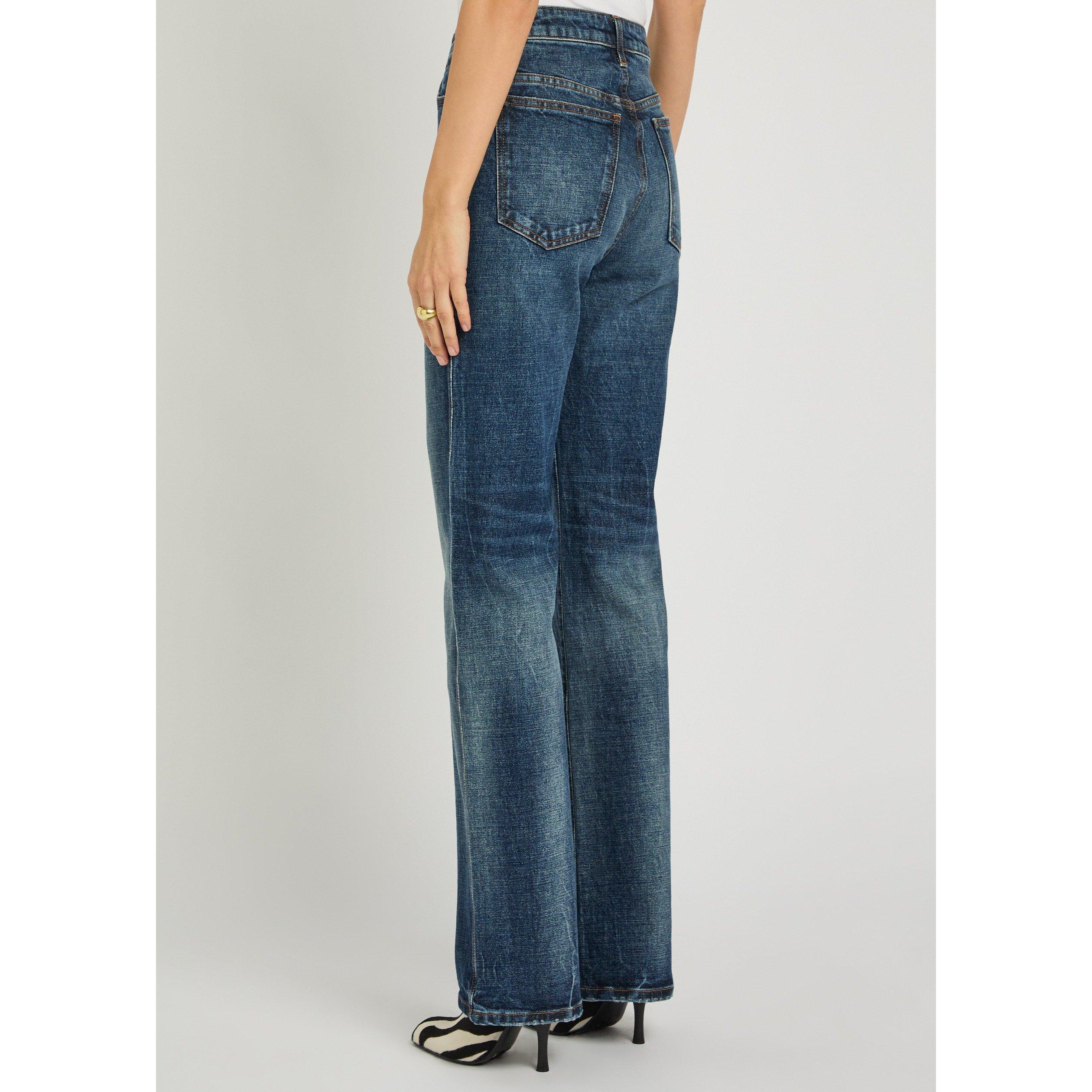 DENIM - Khaite - Women's Danielle Cotton Straight Jeans - 3