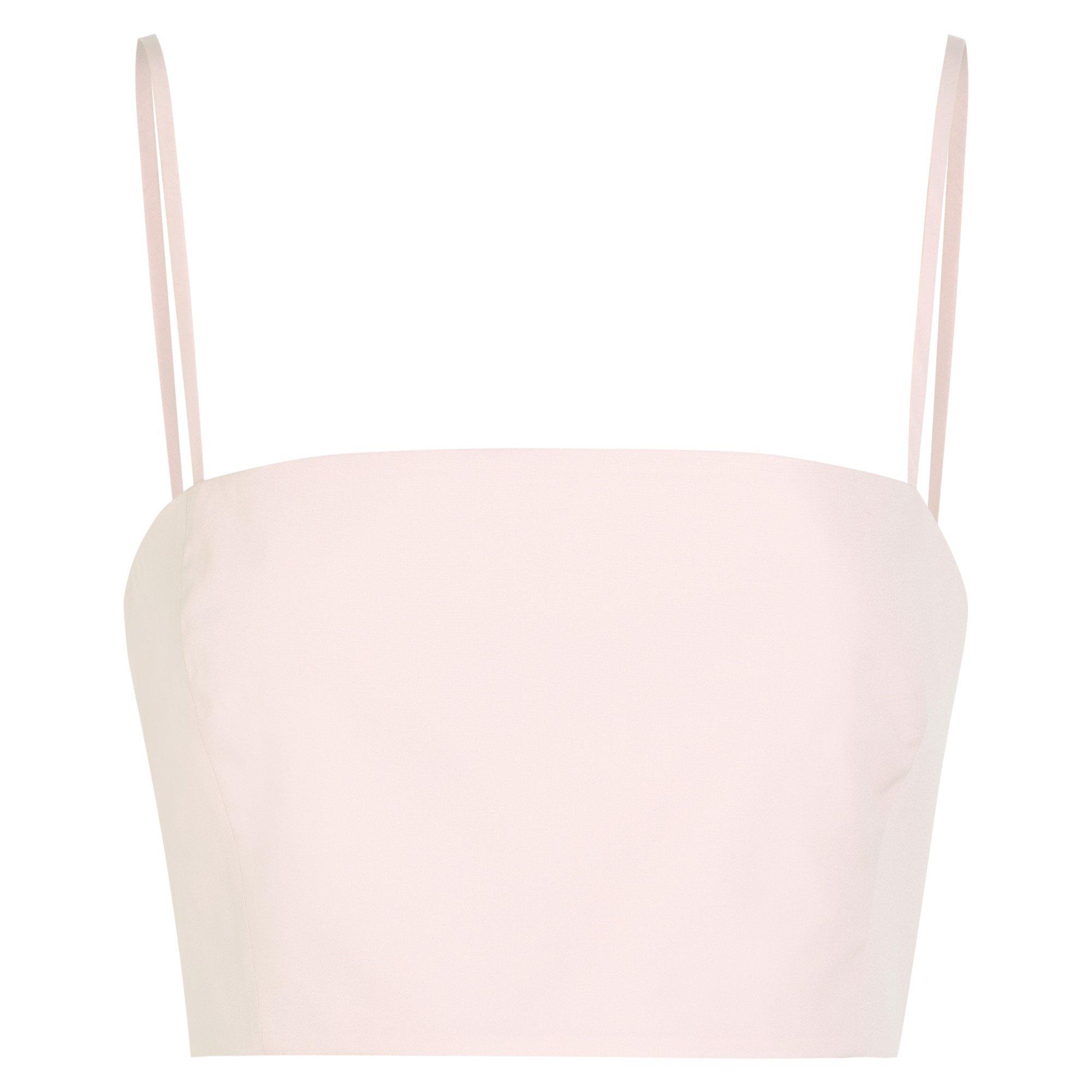LIGHT PINK - Gabriela Hearst - Women's Nadir Cotton Slim-Fit Cropped Top - 1