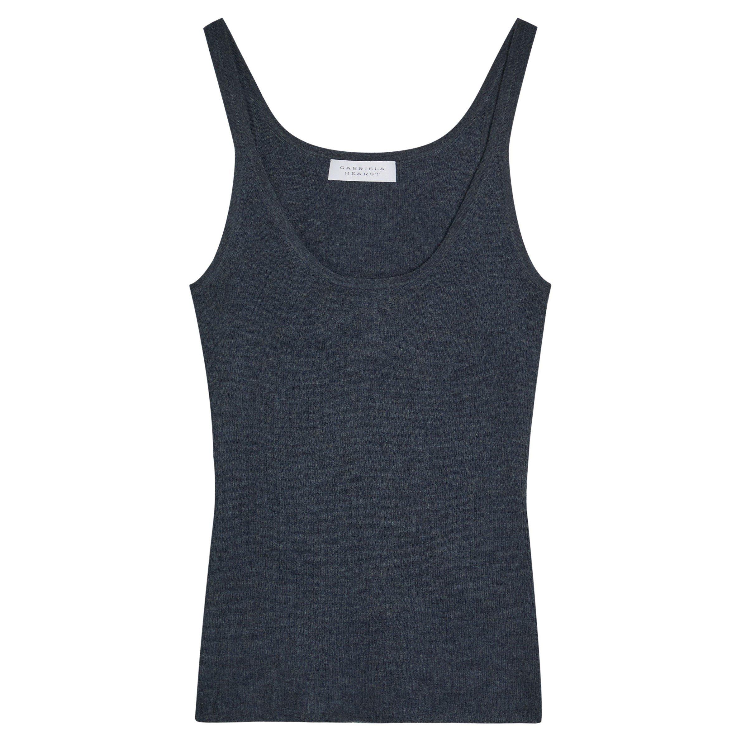 DENIM - Gabriela Hearst - Women's Cinxia Cashmere Silk Slim-Fit Tank Top - 1