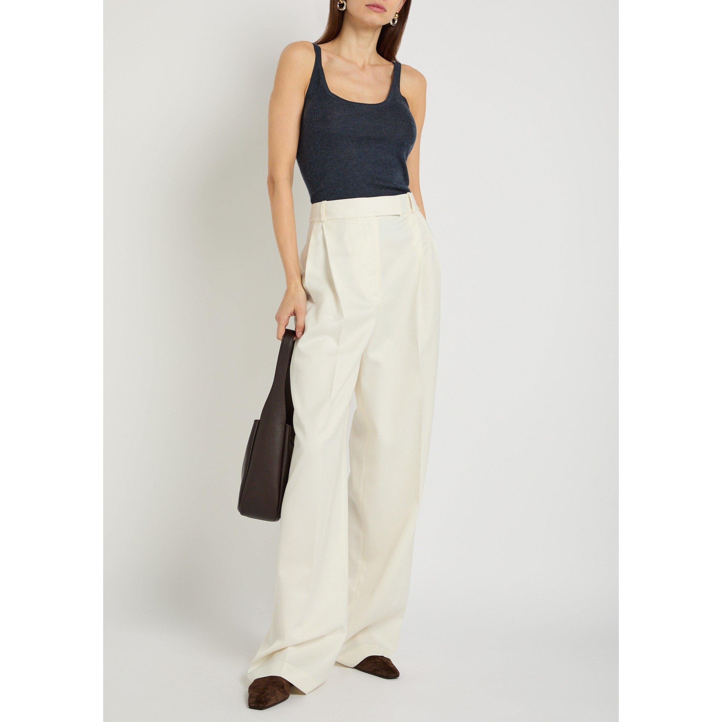 DENIM - Gabriela Hearst - Women's Cinxia Cashmere Silk Slim-Fit Tank Top - 5