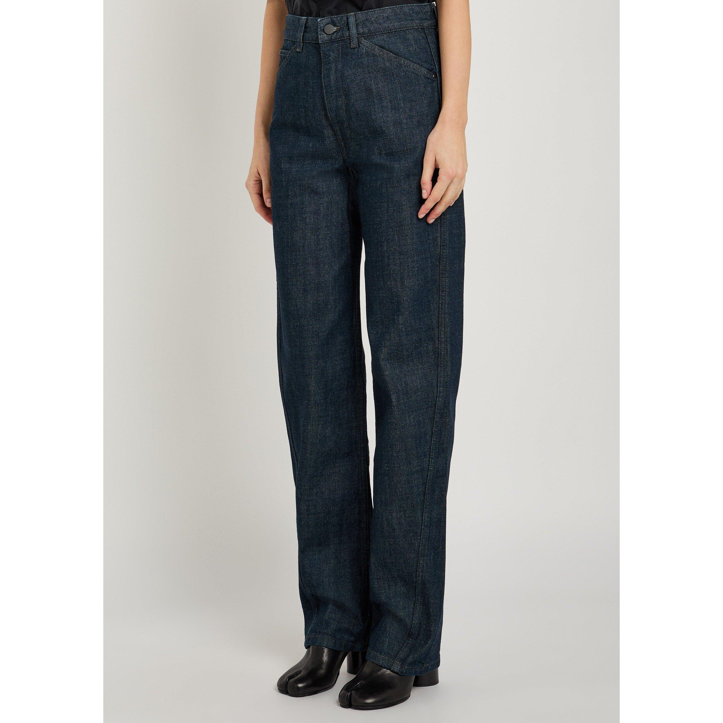 INDIGO - Lemaire - FIVE POCKETS TWISTED PANTS - 2