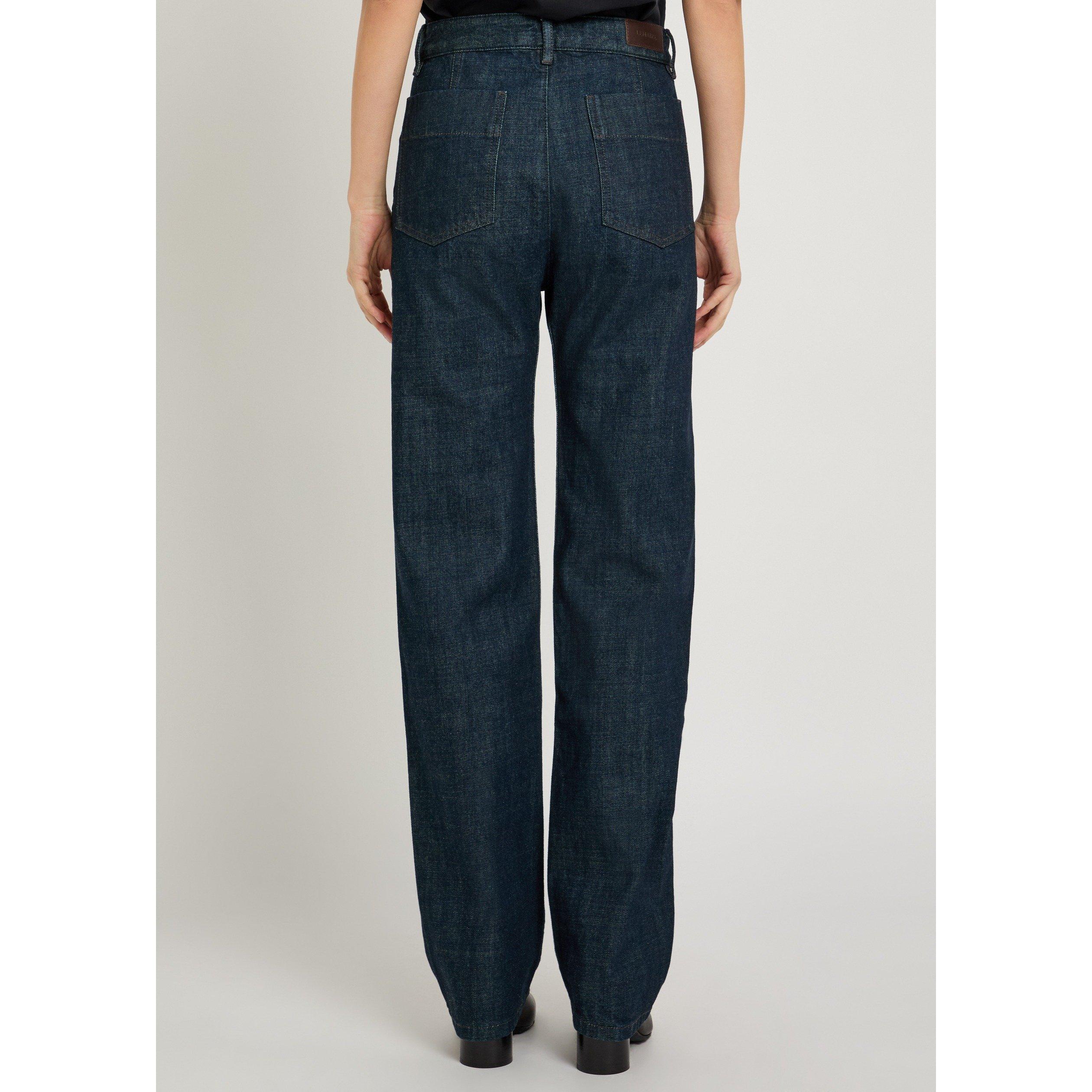 INDIGO - Lemaire - FIVE POCKETS TWISTED PANTS - 3