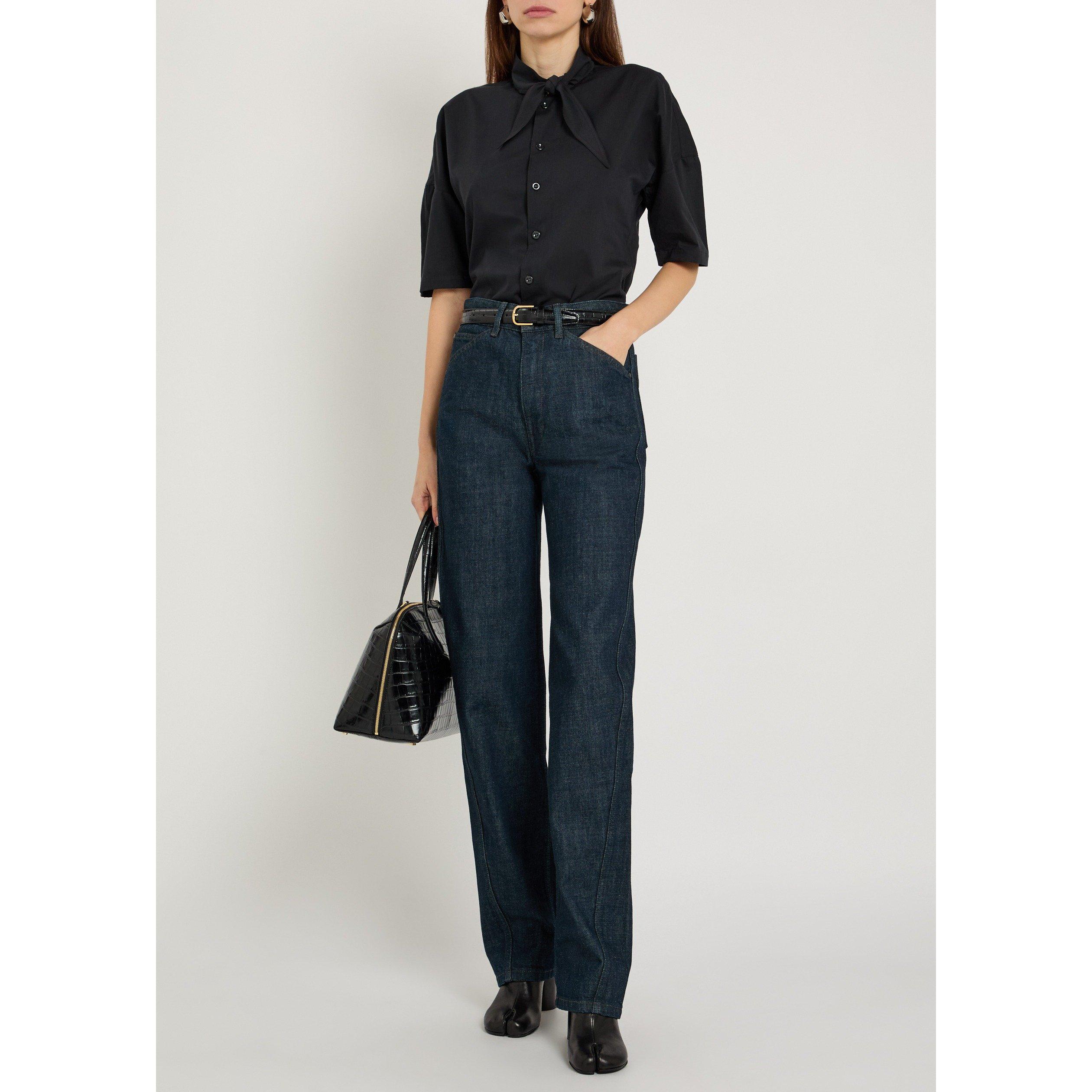 INDIGO - Lemaire - FIVE POCKETS TWISTED PANTS - 5