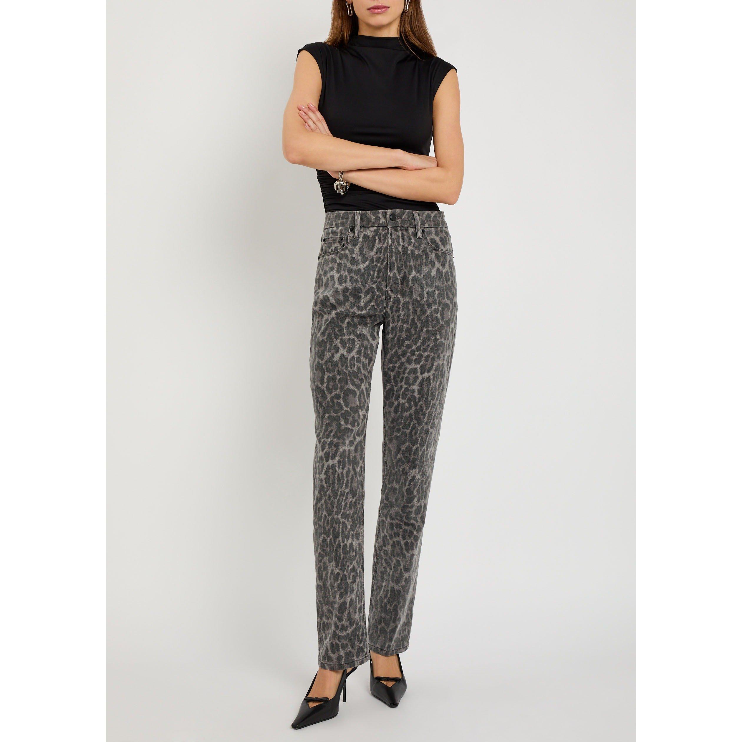 GREY AND OTHER - Good American - JE GOOD ICON STRAIGHT JEANS - 5