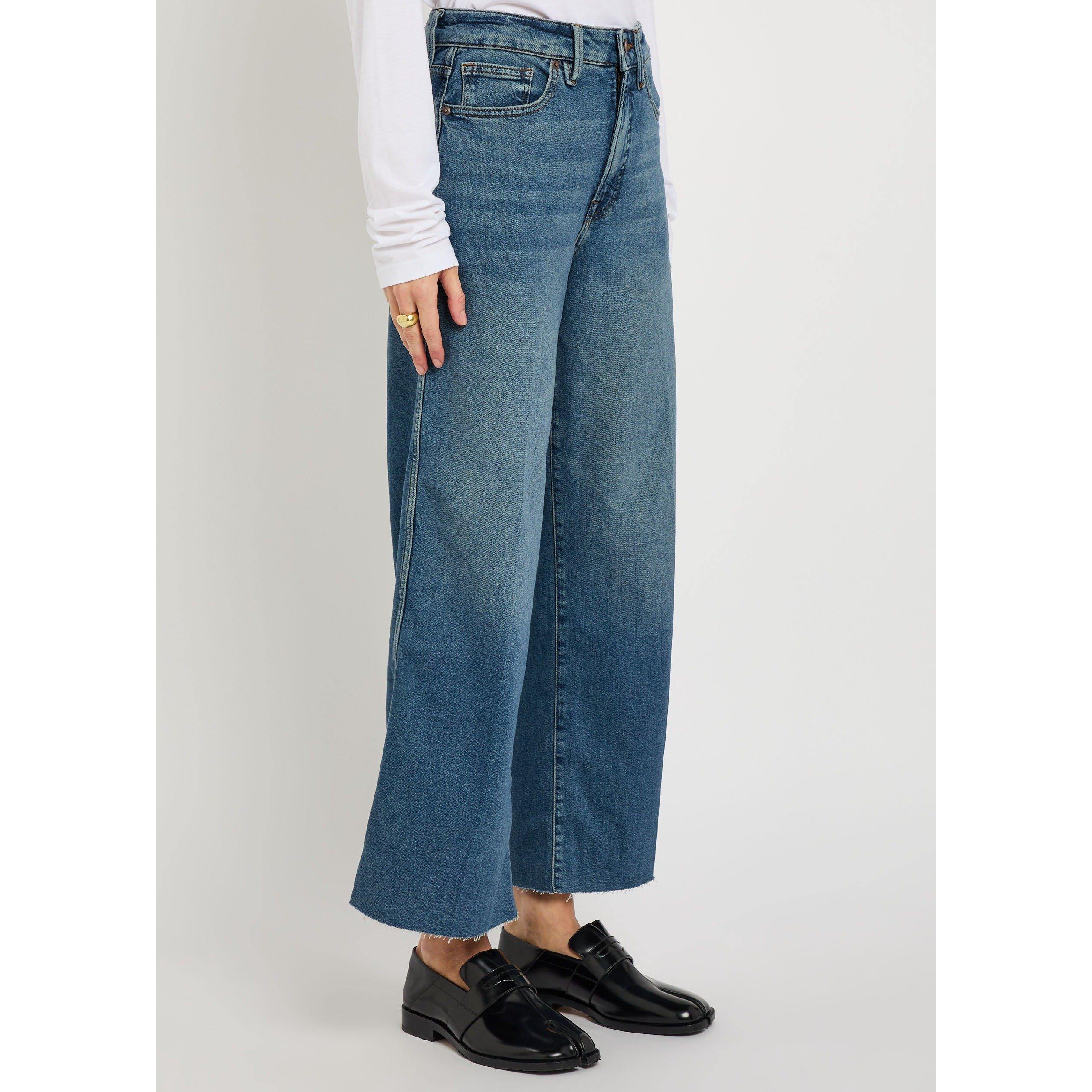 NAVY - Good American - JE GOOD SKATE CROPPED JEANS - 2