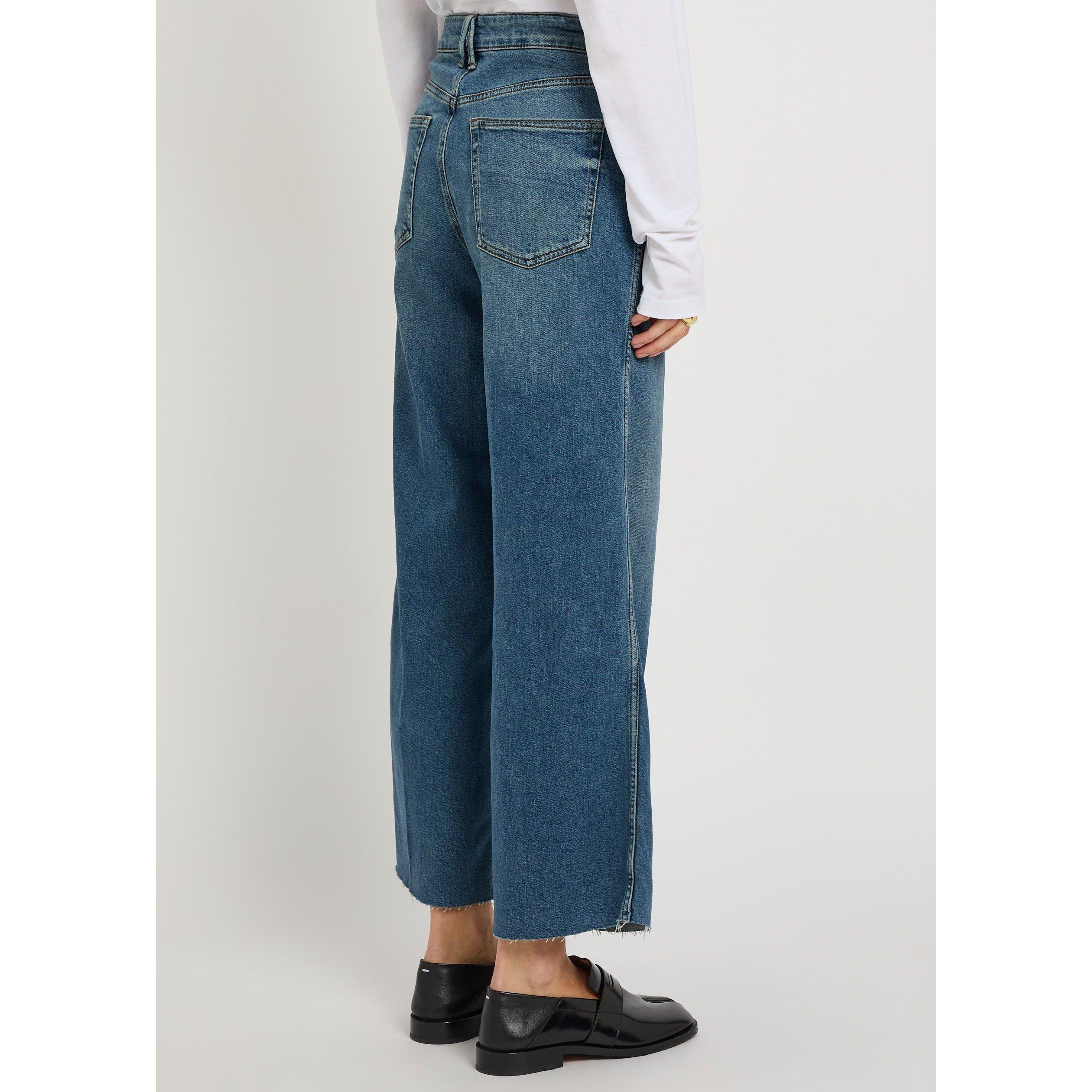 NAVY - Good American - JE GOOD SKATE CROPPED JEANS - 3