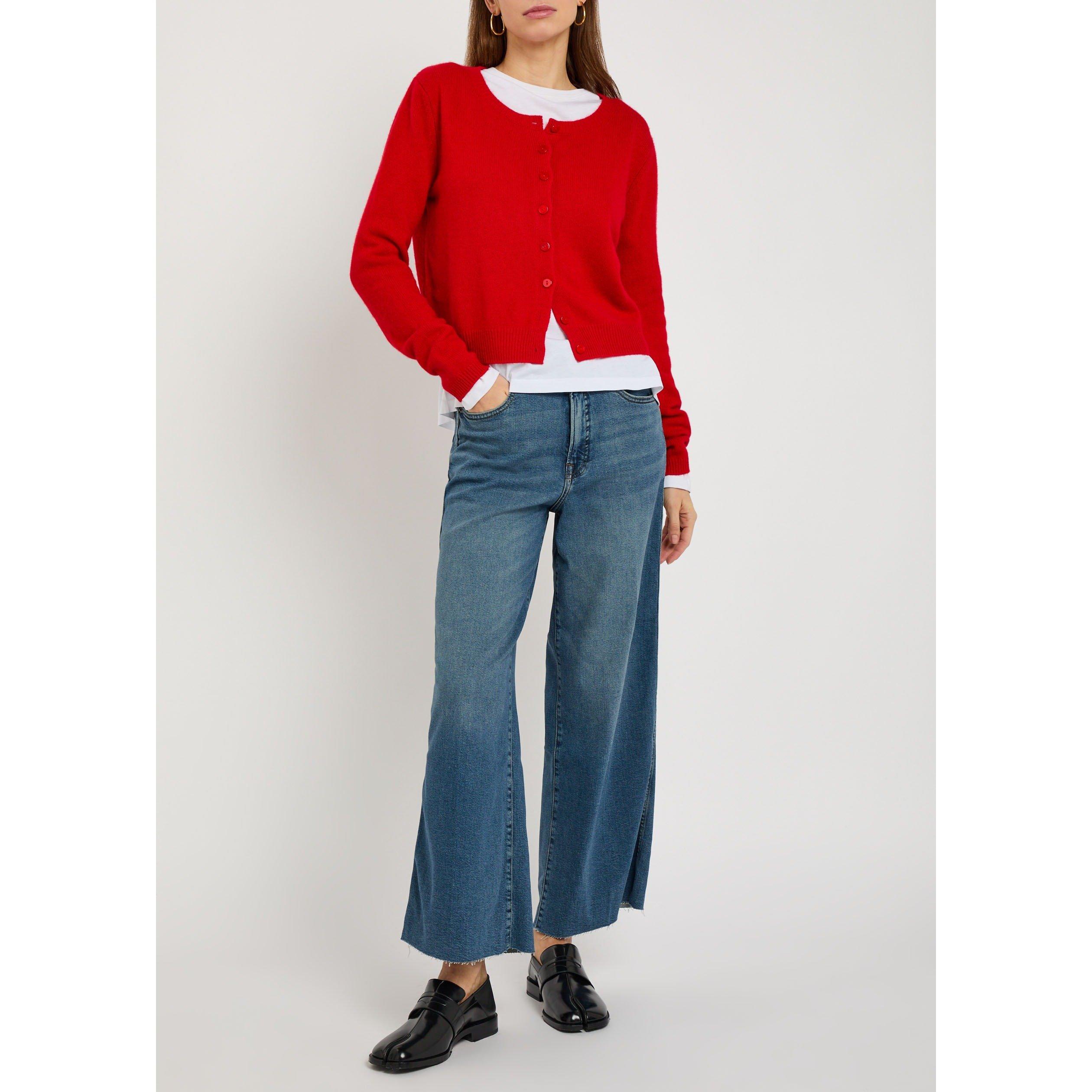 NAVY - Good American - JE GOOD SKATE CROPPED JEANS - 5