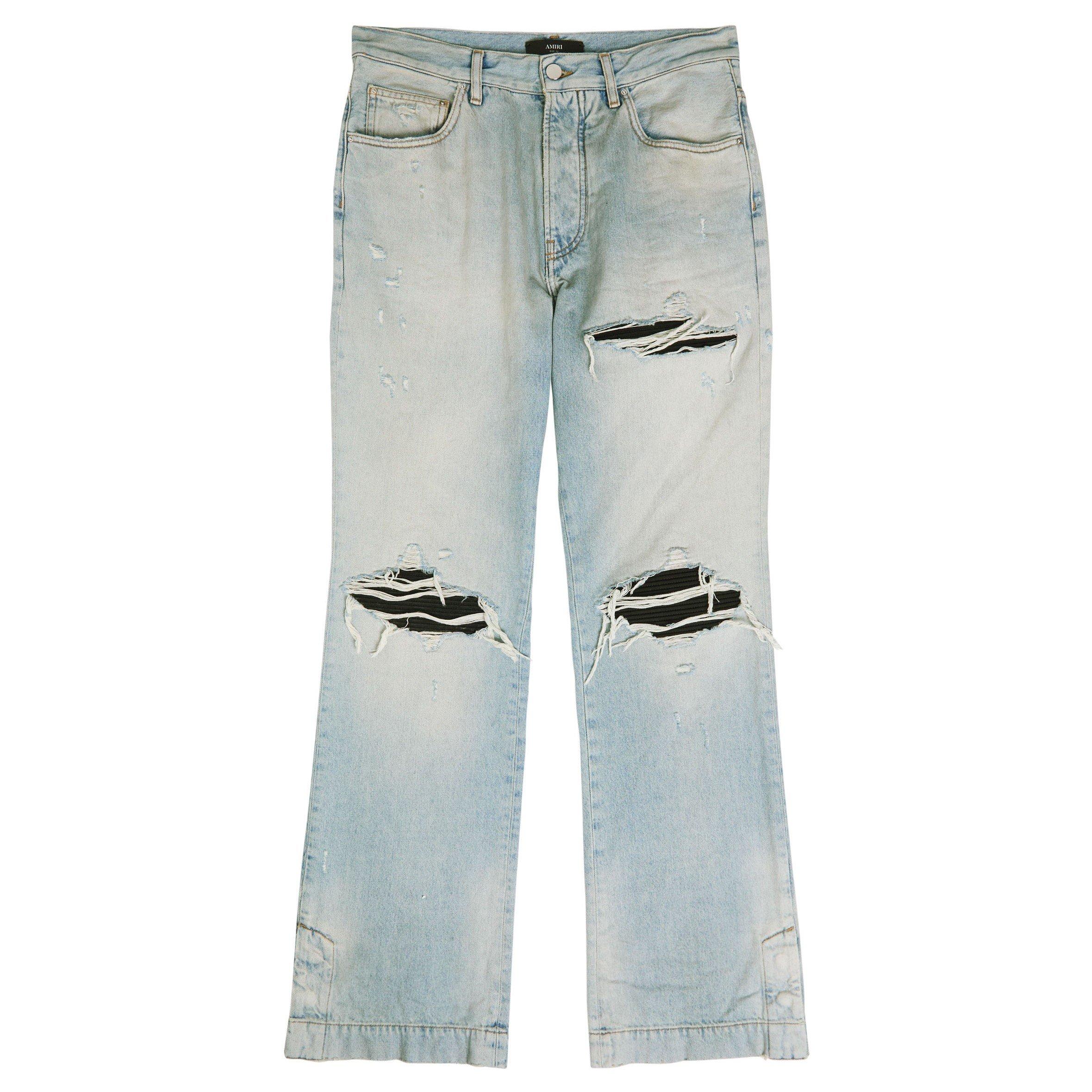 INDIGO - Amiri - AMIRI MX1 STRAIGHT FLARE JEANS - 1