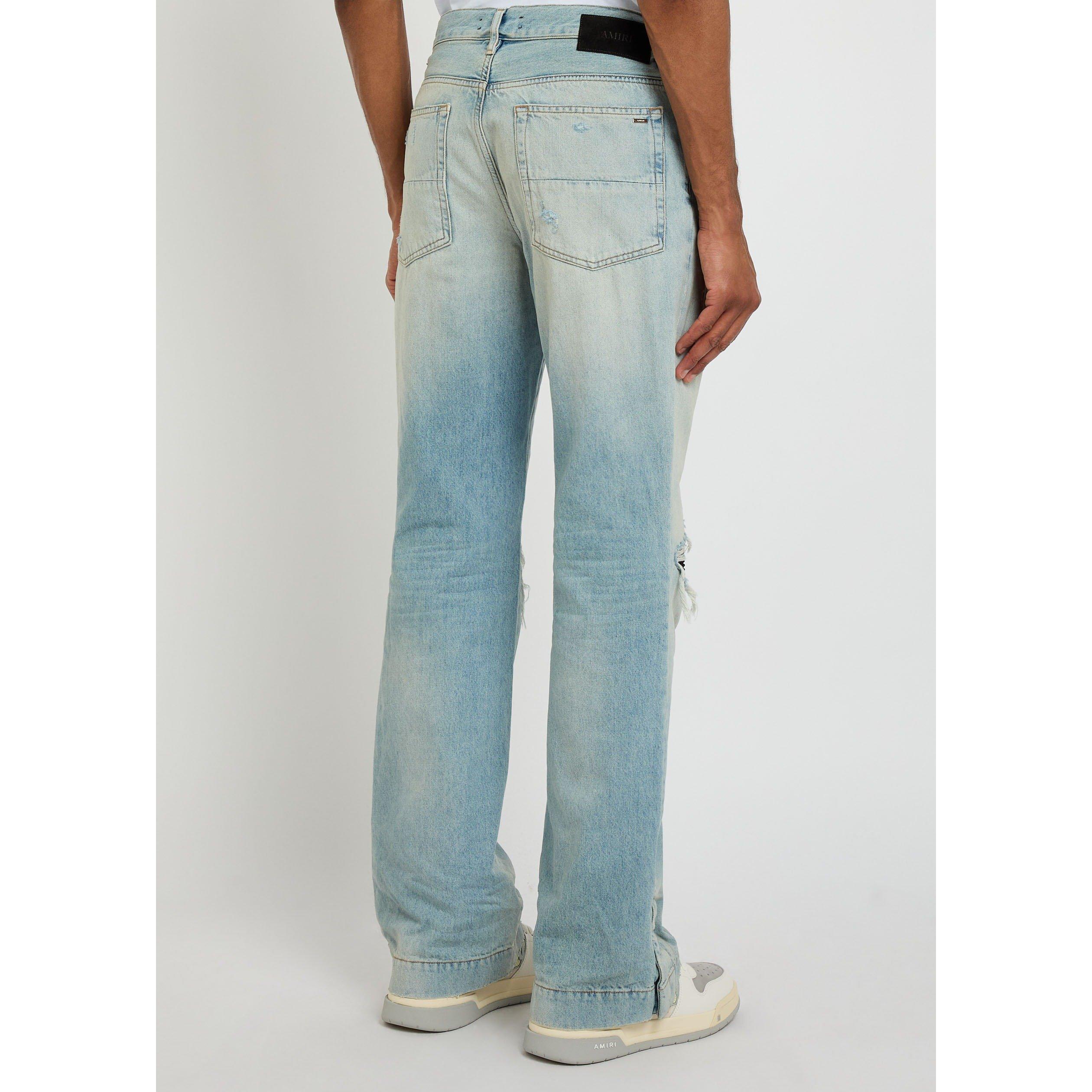 INDIGO - Amiri - AMIRI MX1 STRAIGHT FLARE JEANS - 3