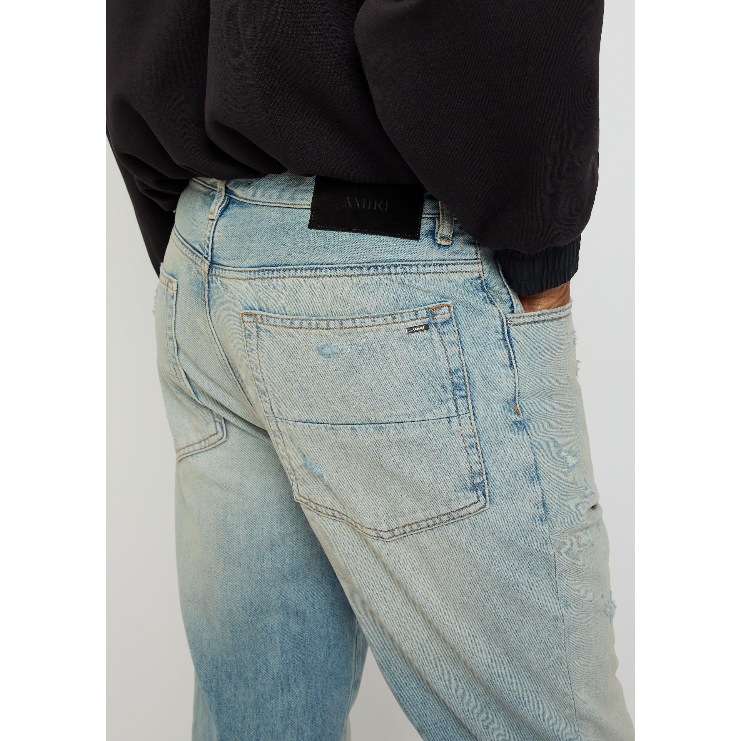 INDIGO - Amiri - AMIRI MX1 STRAIGHT FLARE JEANS - 4