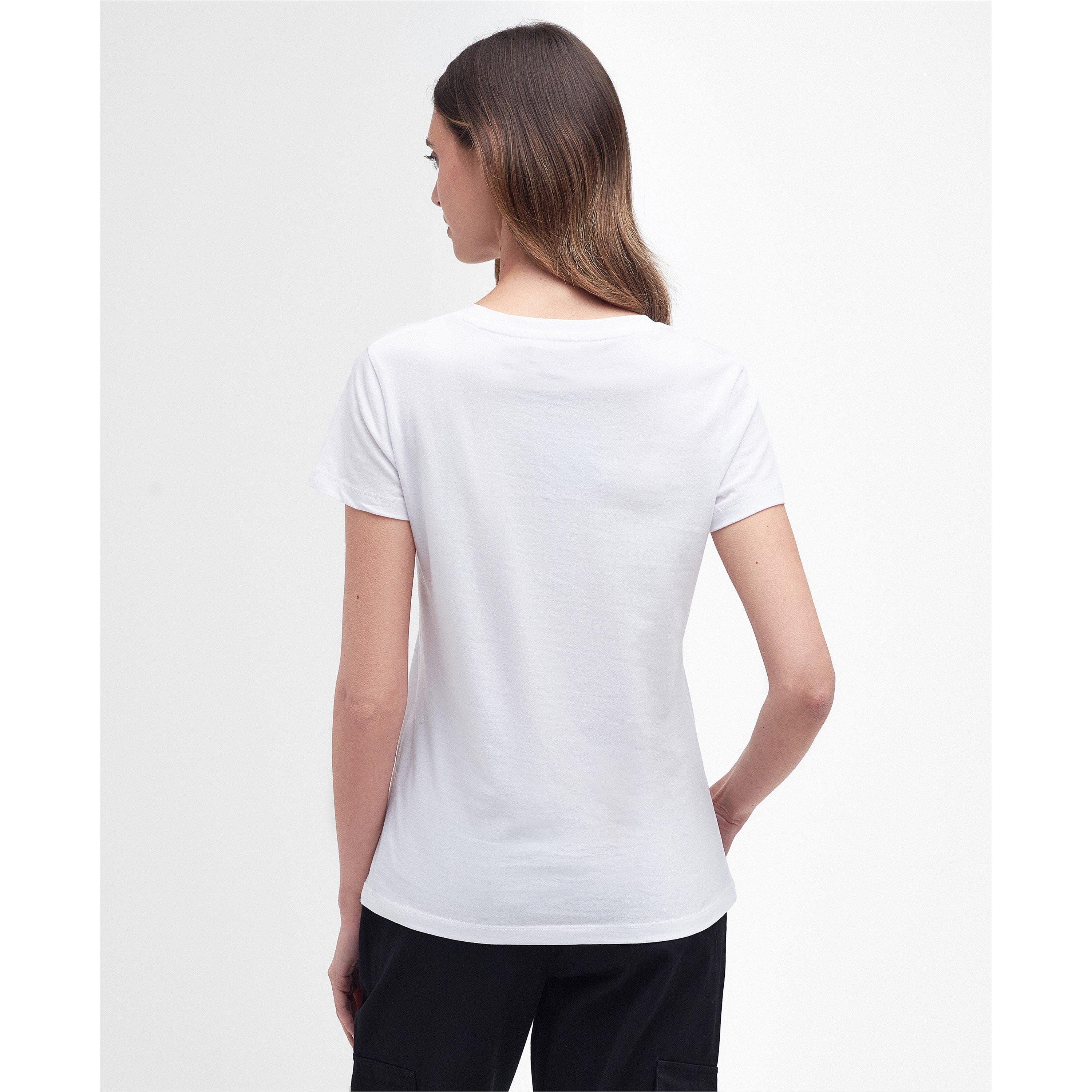 White - Barbour International - Originals T-Shirt - 4