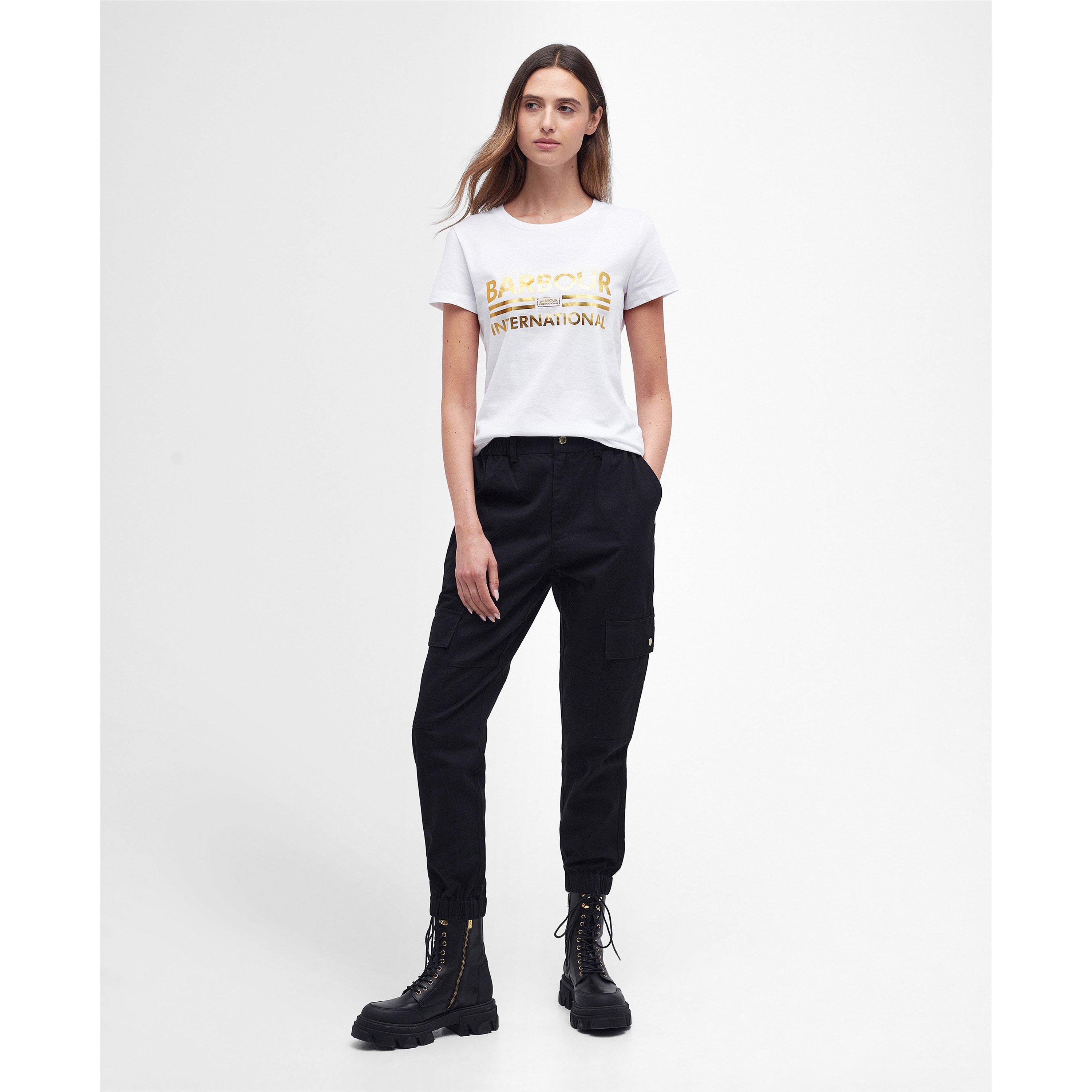 White - Barbour International - Originals T-Shirt - 5
