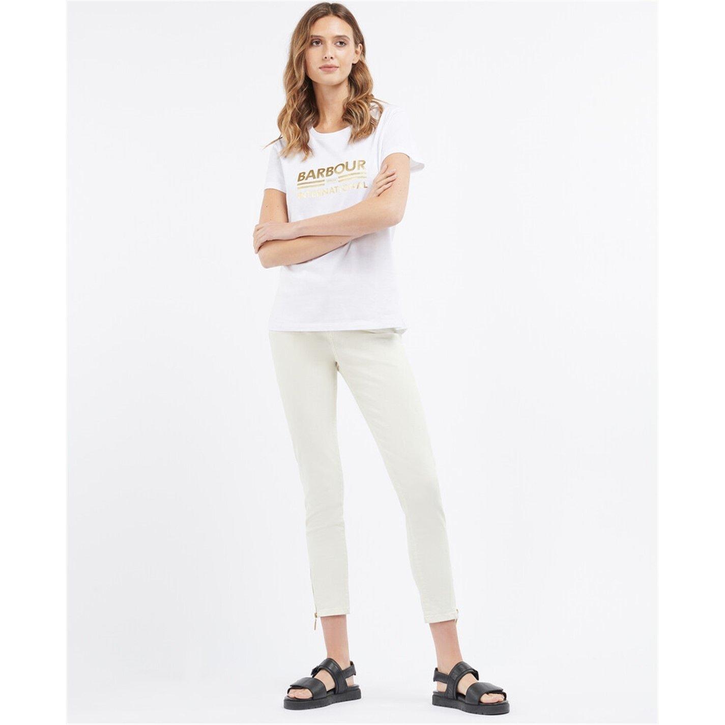 White - Barbour International - Originals T-Shirt - 6