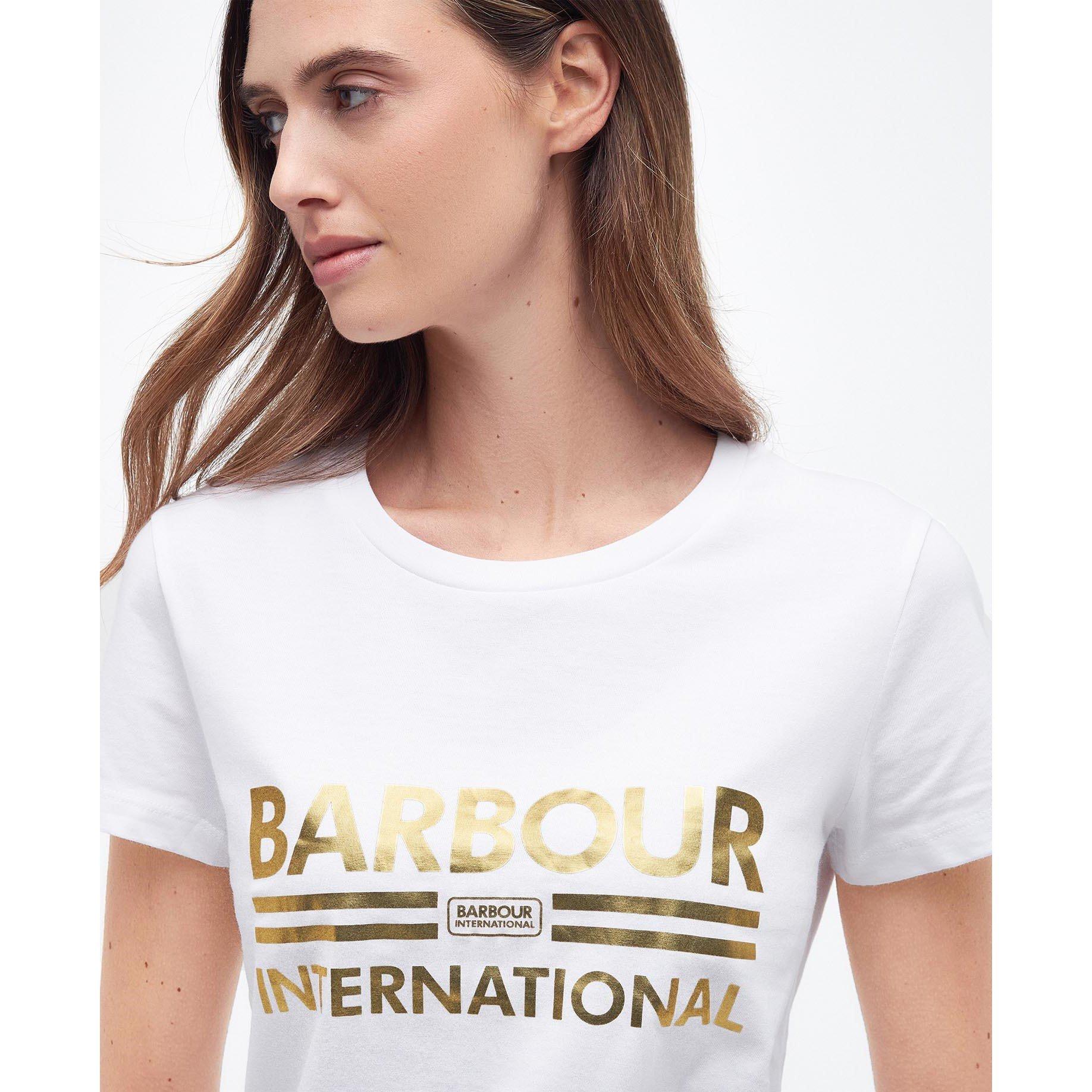 White - Barbour International - Originals T-Shirt - 7