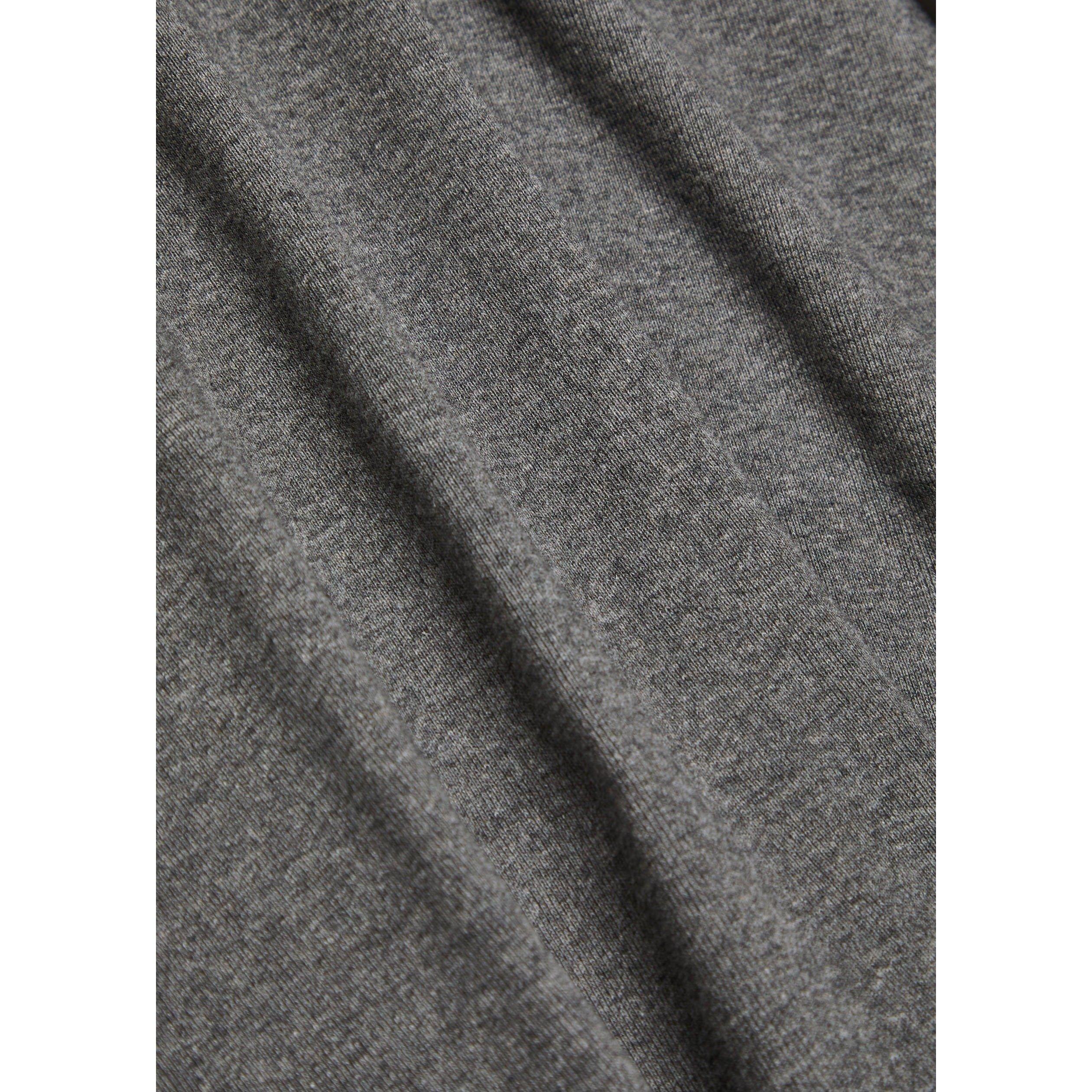 GREY - Flore Flore - Women's Dinah Turtleneck Cotton Slim-Fit Long-Sleeve T-Shirt - 4