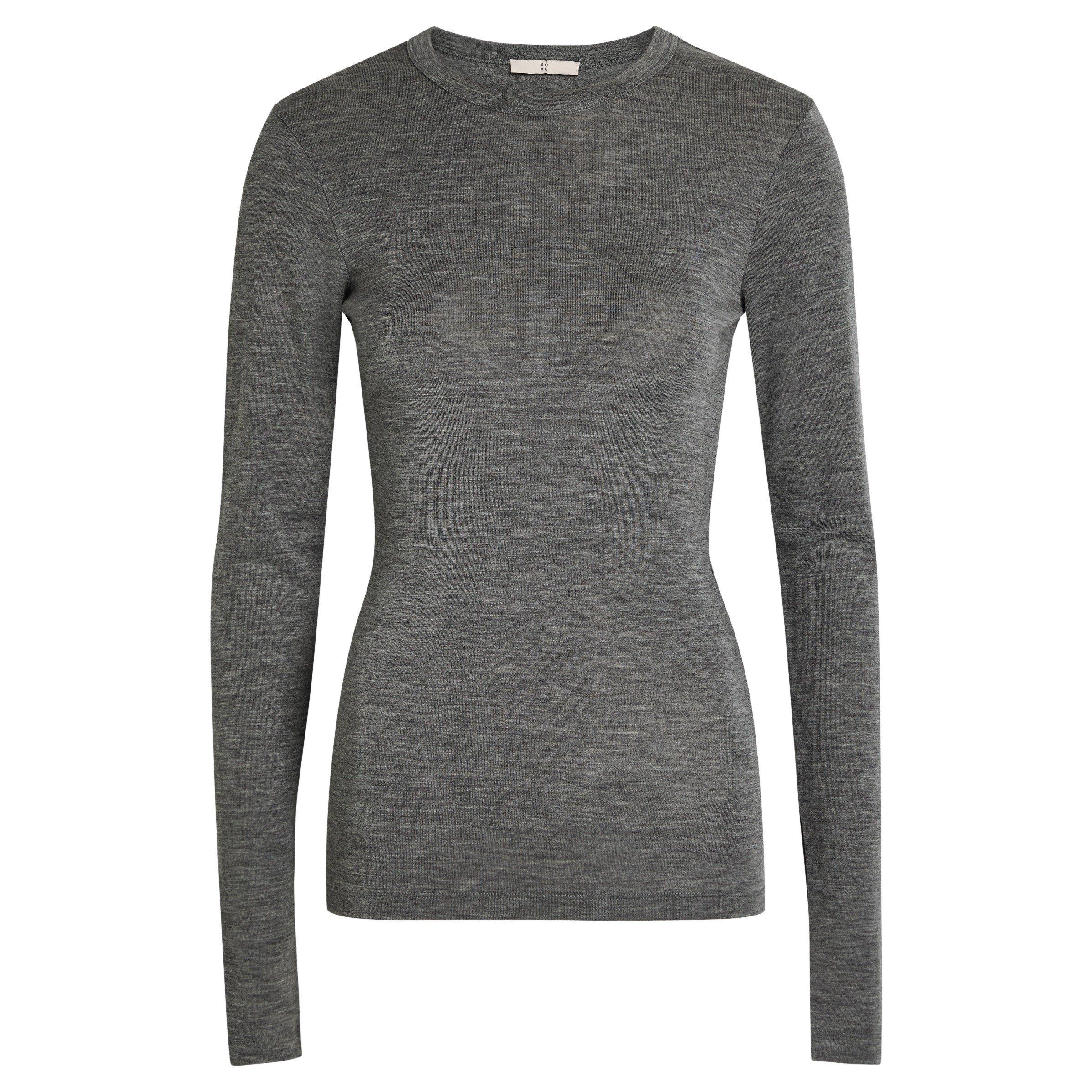 GREY - Rohe - Fine merino long sleeve