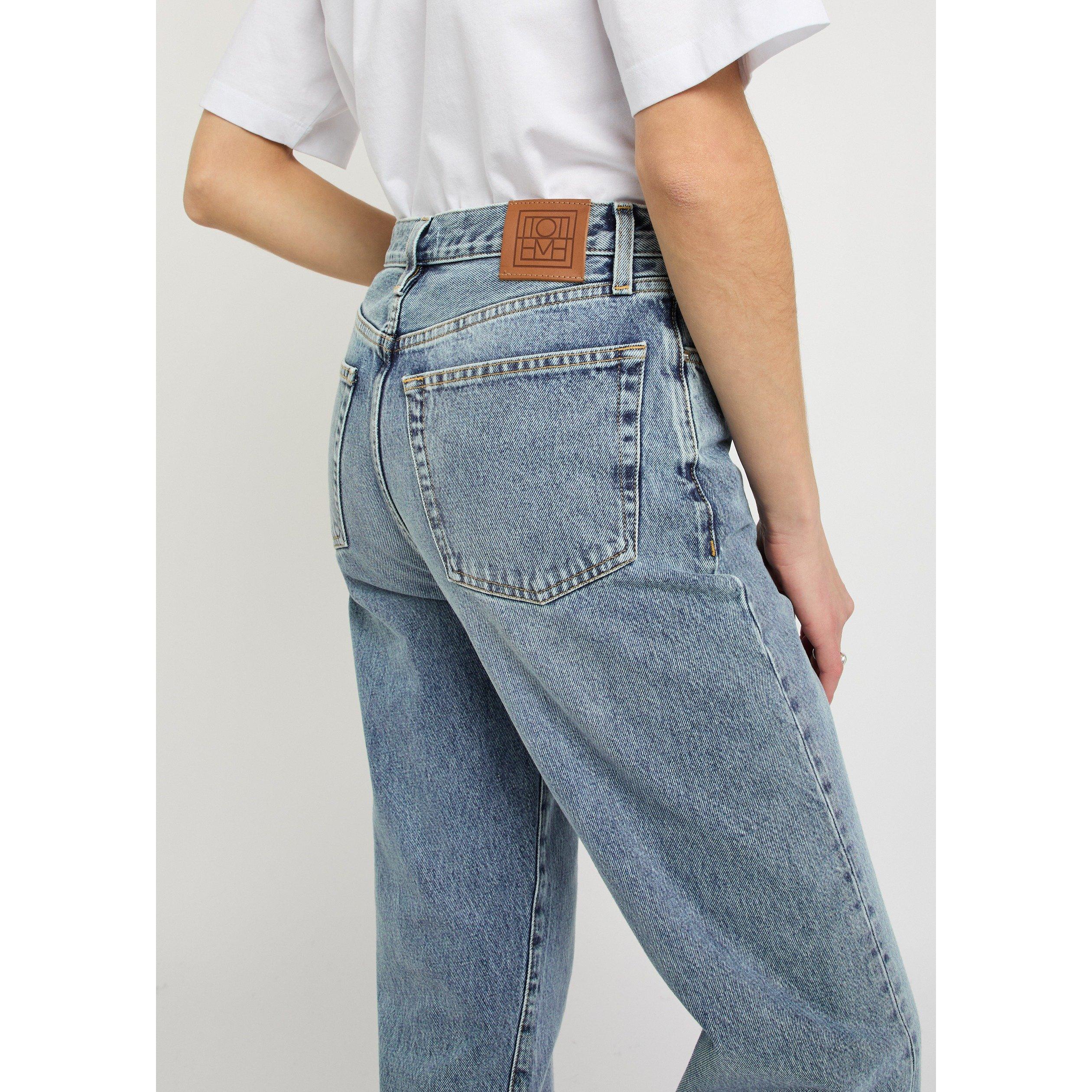 BLUE DENIM - Toteme - Twisted seam denim full length - 4